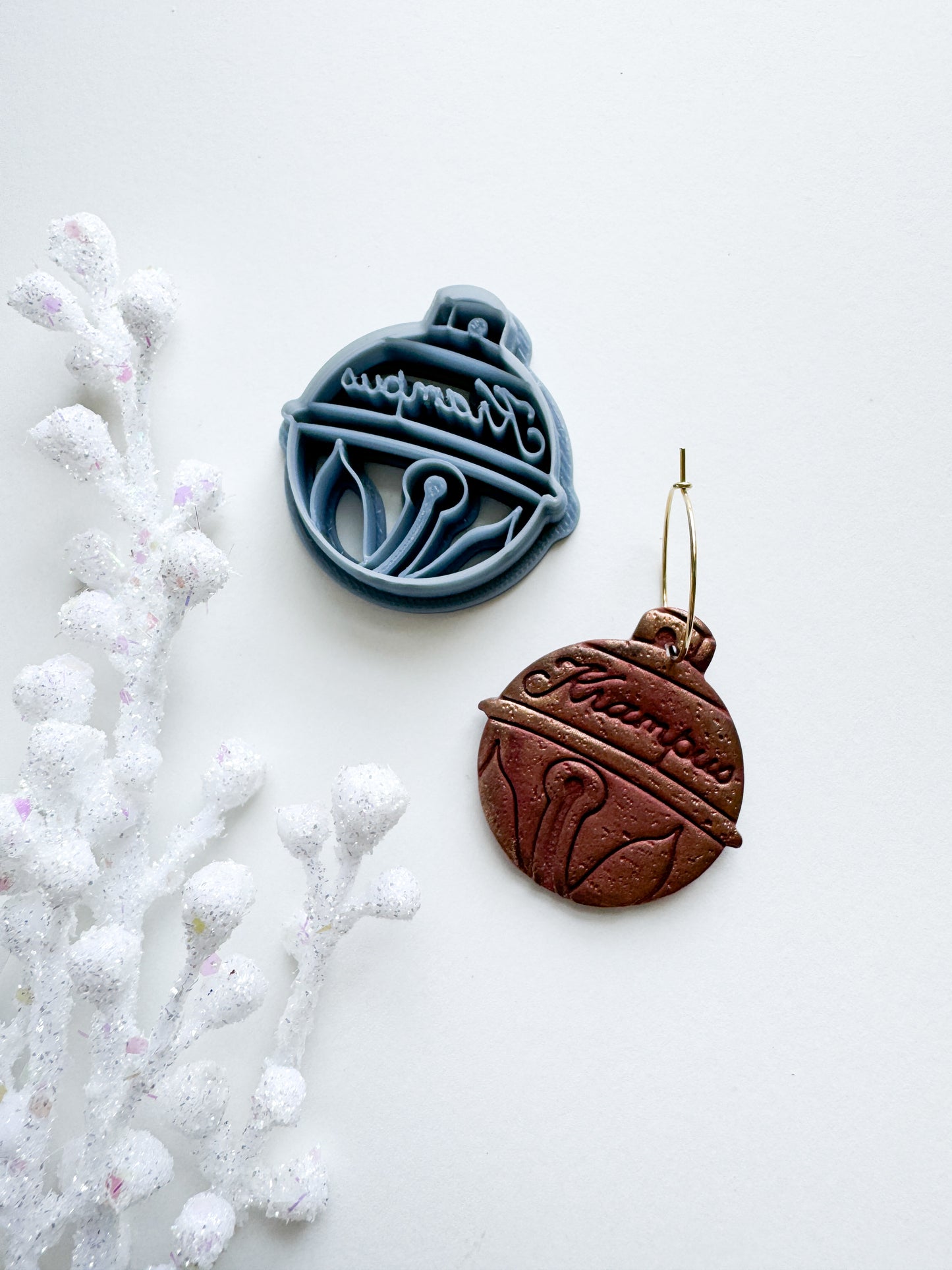 KRAMPUS BELL EARRING | DARK CHRISTMAS | CLAY CUTTER