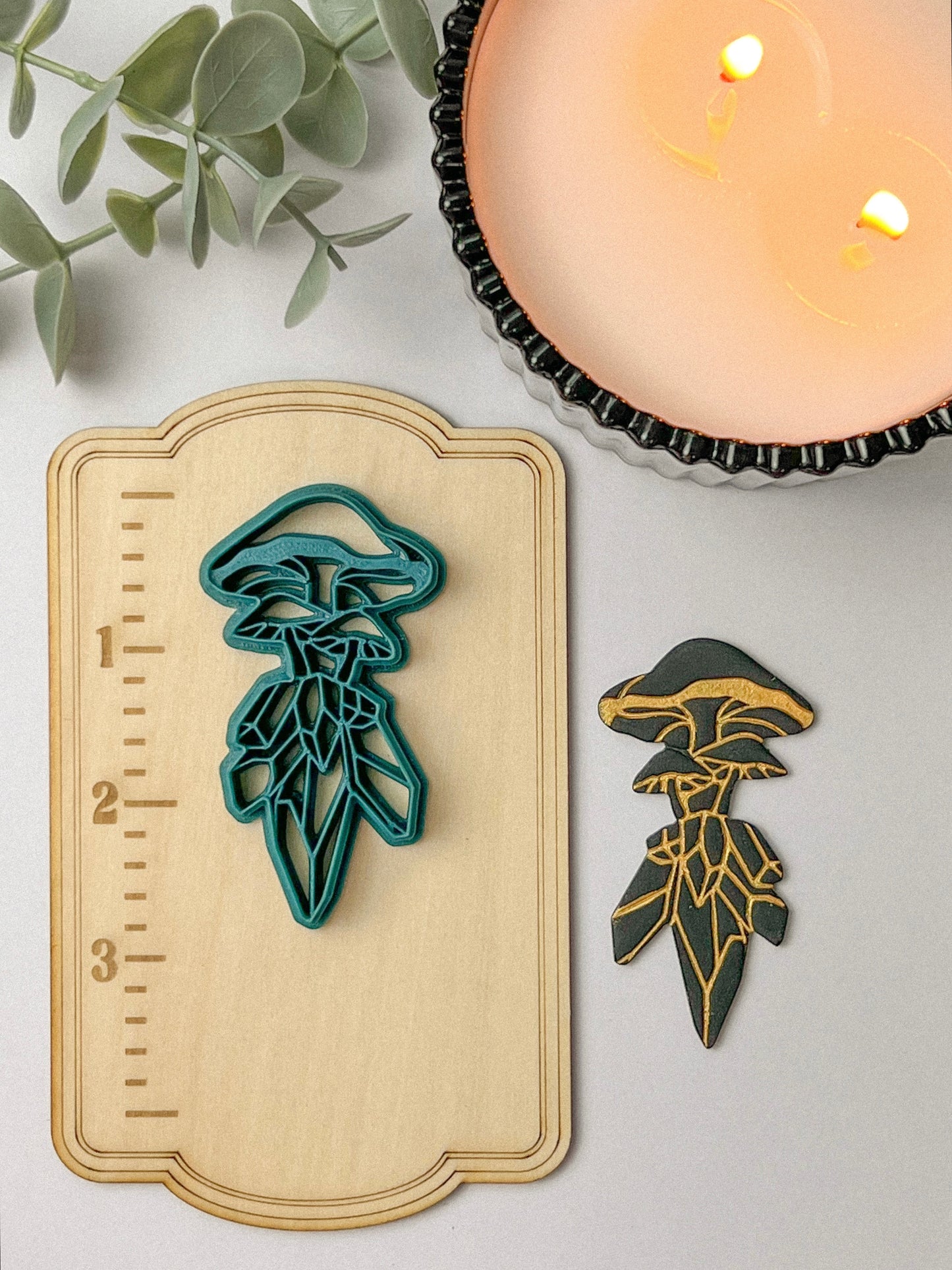 Crystal Mushroom Clay Cutter