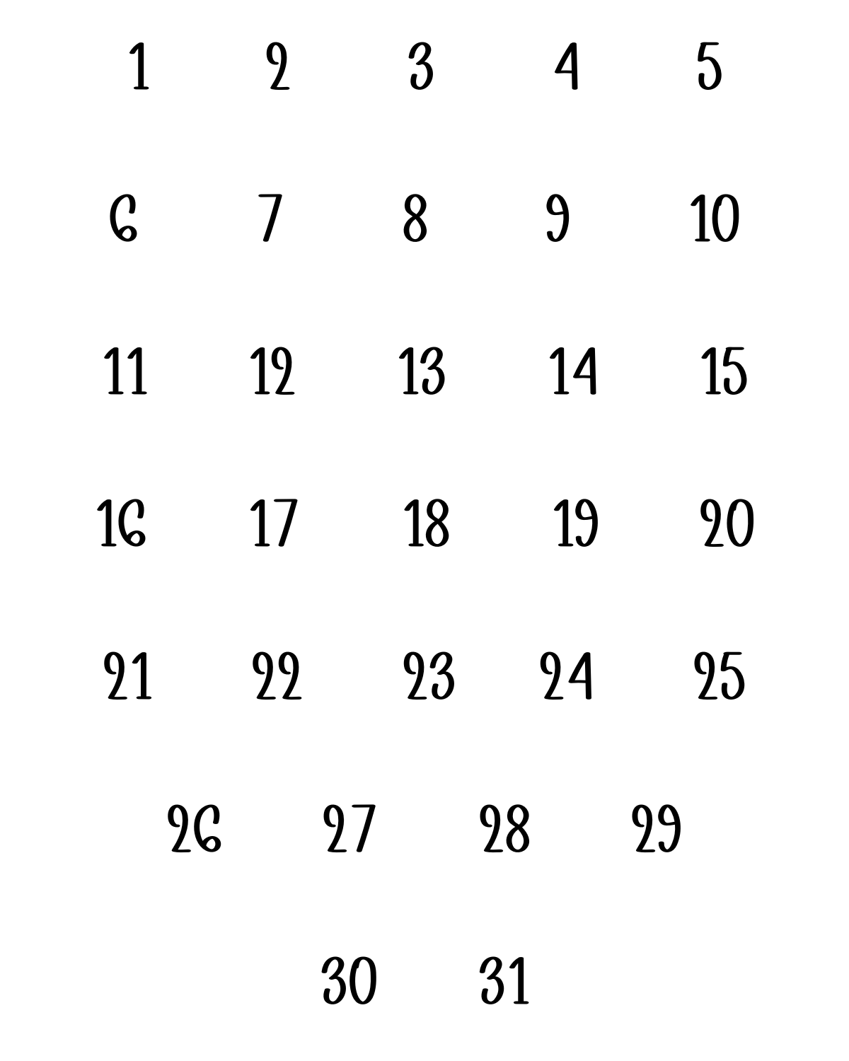 PCC 1050 ALPHABET HONEY Transfer Paper | THE CHARM BAR