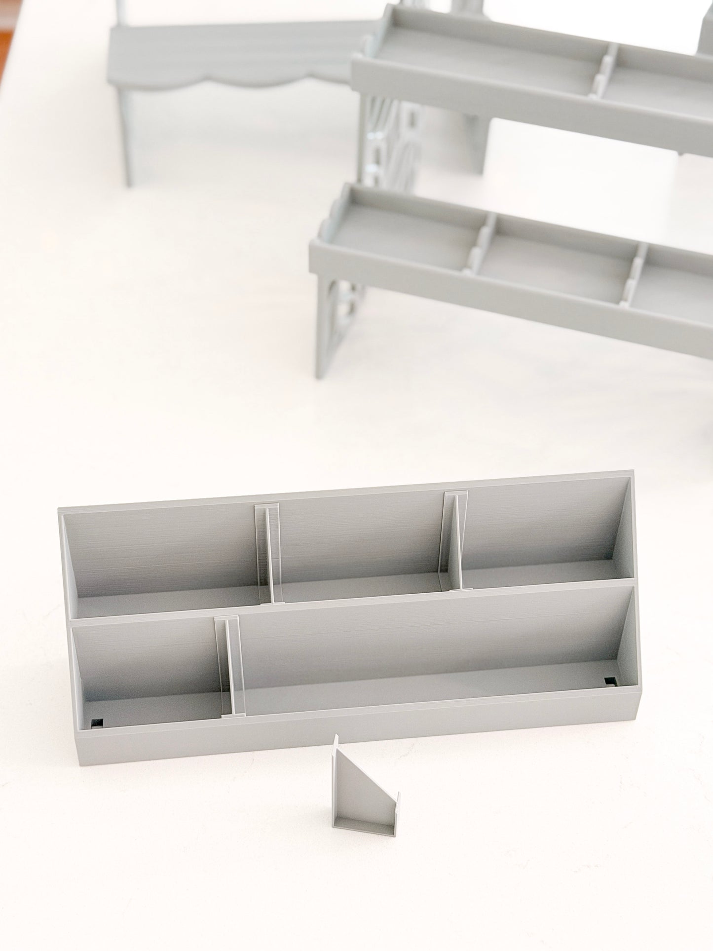 MODSHELF | TIERED STRAIGHT TRAYS | COMPONENTS | CUSTOM MODULAR CHARM BAR DISPLAY