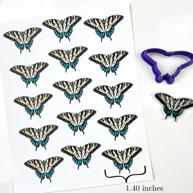 Tiger Butterfly Transfer Paper & Cutter