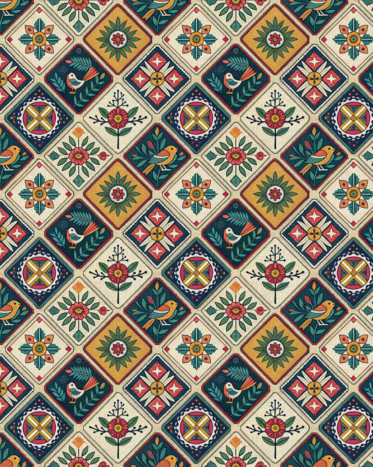 PCC 2036 QUILT SQAURES "B" Transfer Paper | THE CHARM BAR