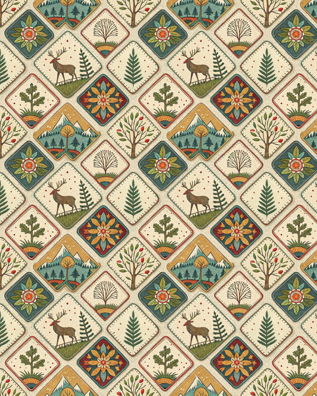 PCC 2038 QUILT SQAURES "D" Transfer Paper | THE CHARM BAR