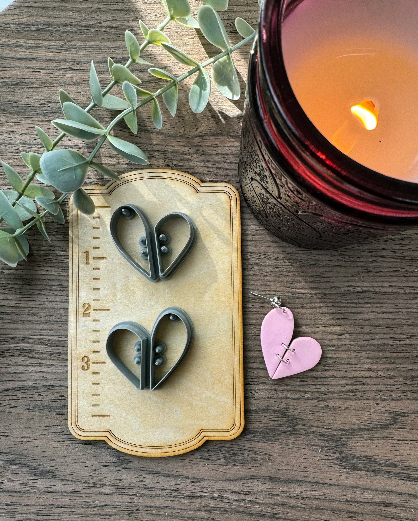 Broken Heart Clay Cutters