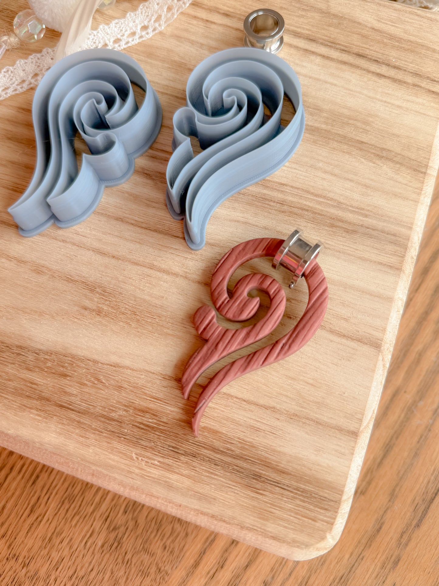 MEGA SWIRL TRIBAL | GAUGED HANGER | CLAY CUTTER SET