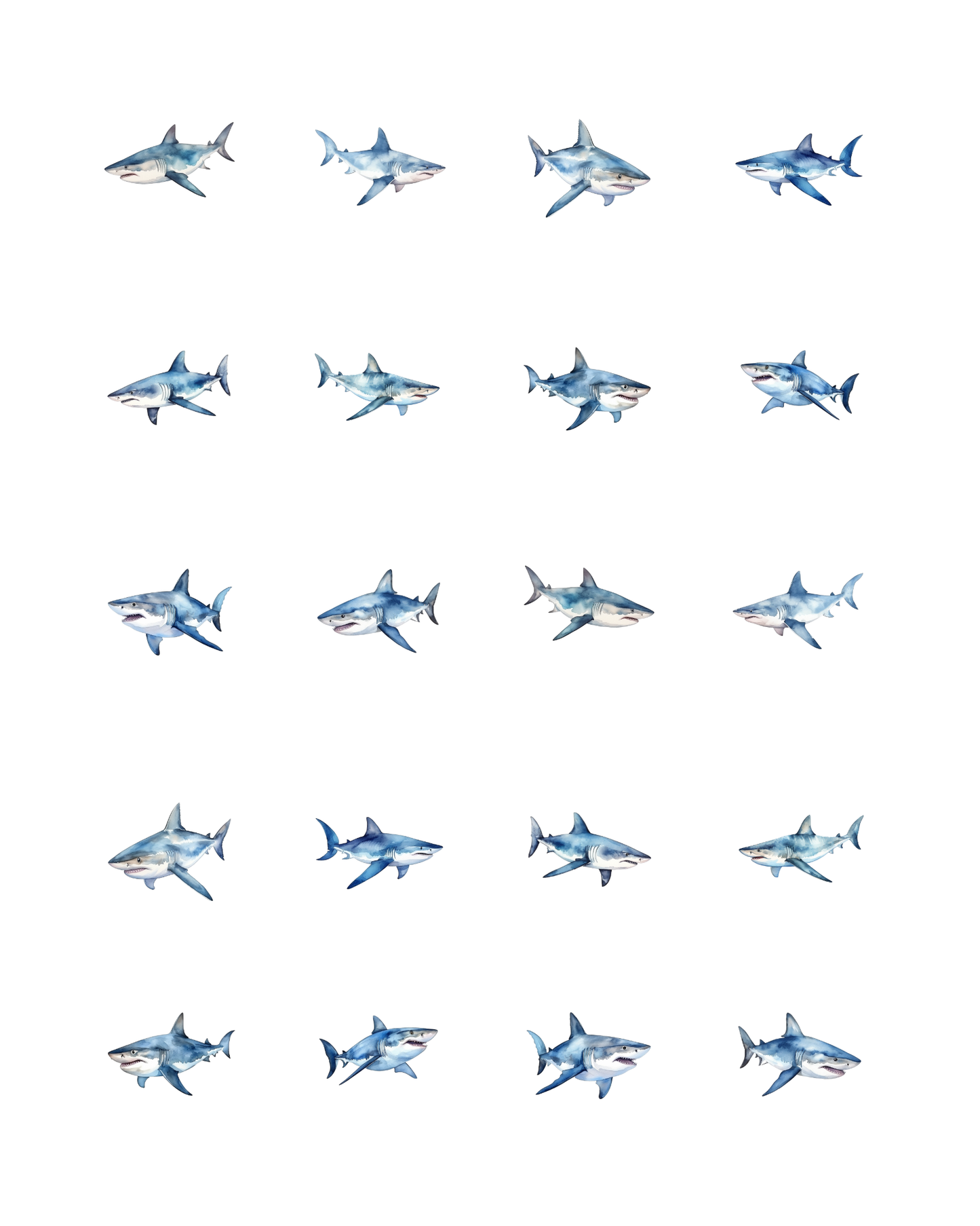 PCC 2180 SHARKS Transfer Paper | THE CHARM BAR