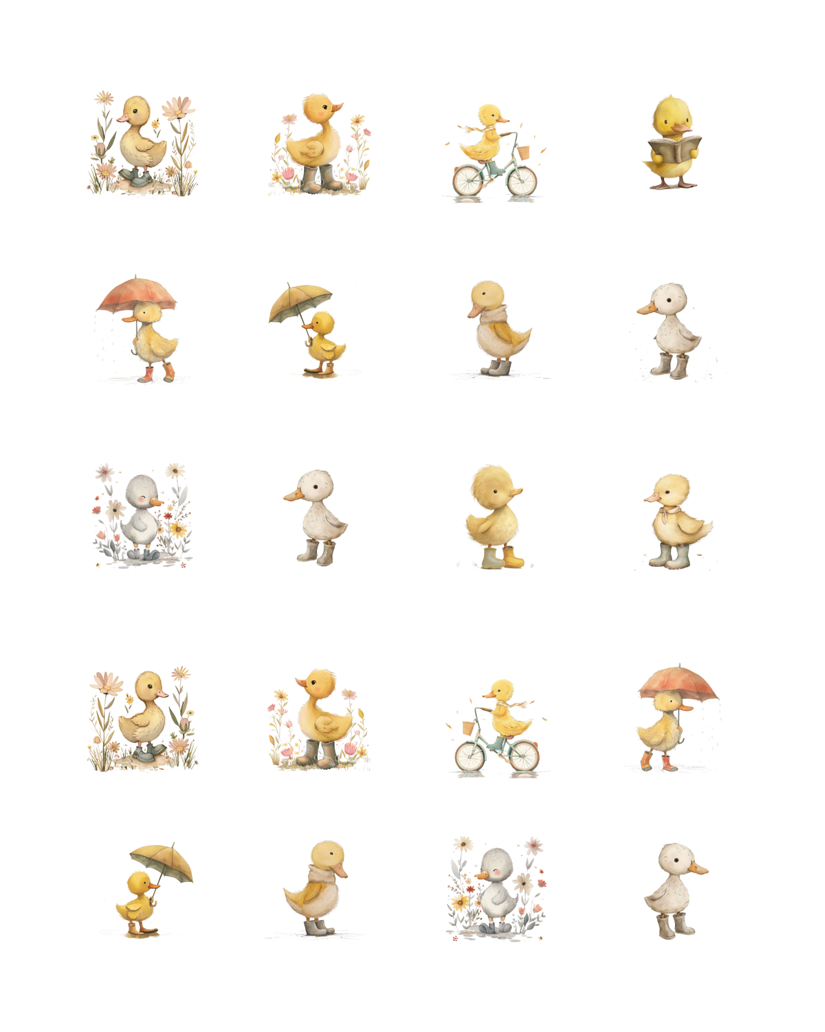 PCC 2182 BABY DUCKS Transfer Paper | THE CHARM BAR