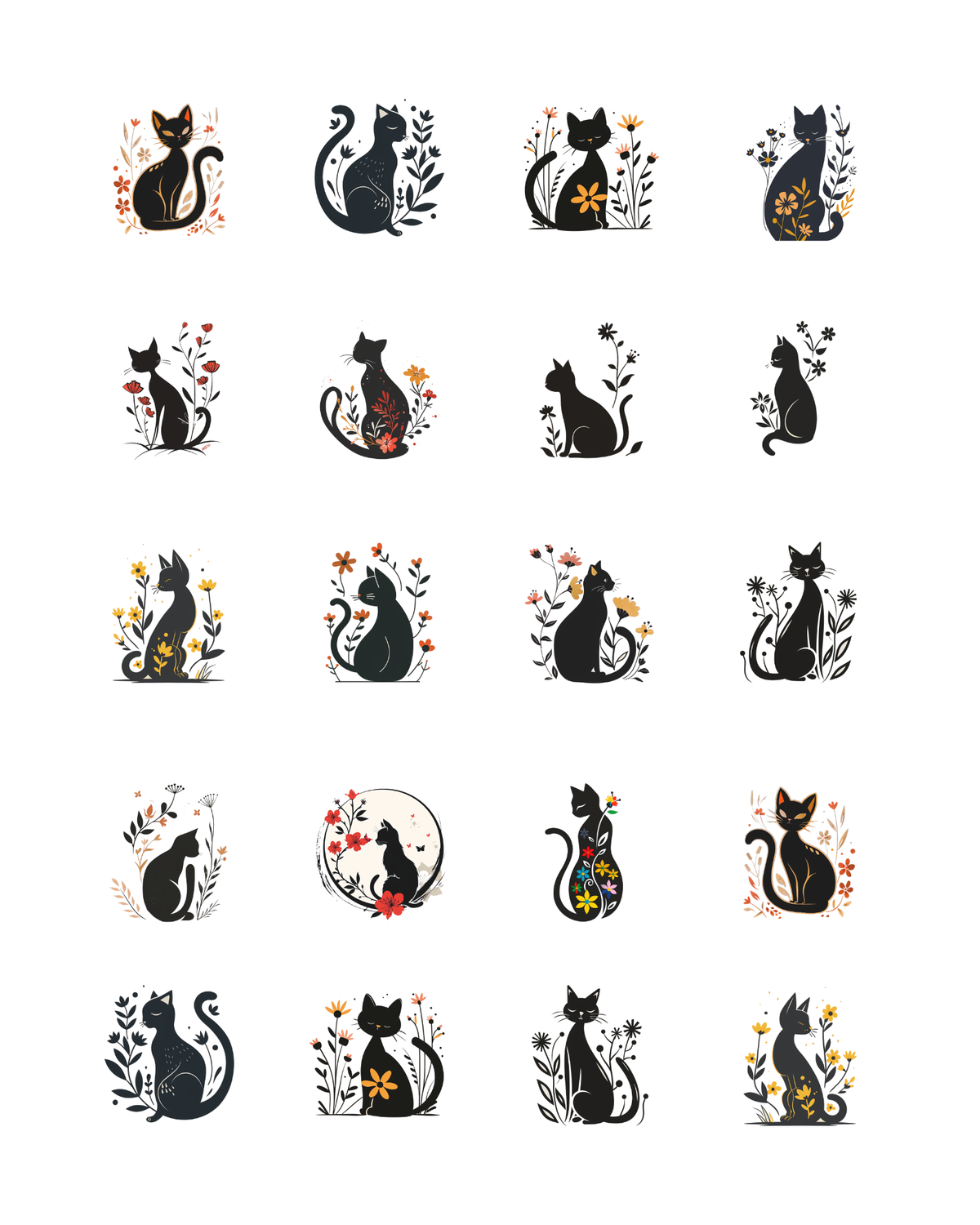 PCC 2183 BLACK CATS Transfer Paper | THE CHARM BAR