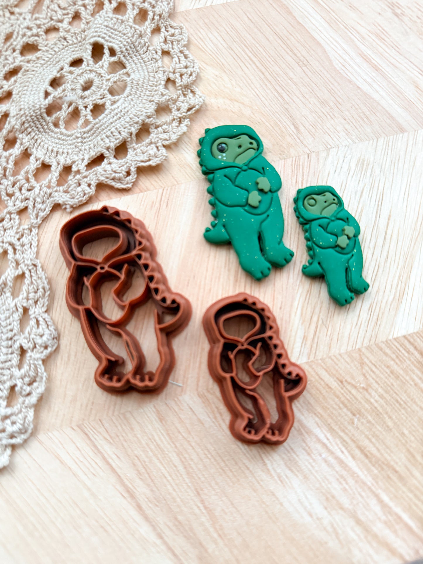 DINO SUIT | FROG OUTFIT | POLYMER CLAY CUTTERS