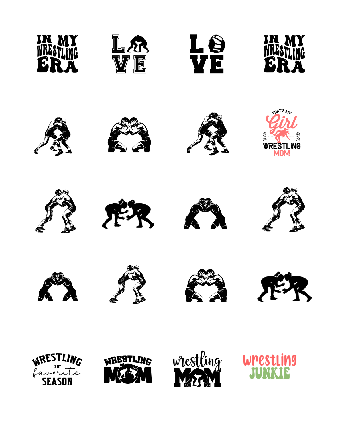 PCC 2310 WRESTLING Transfer Paper | THE CHARM BAR