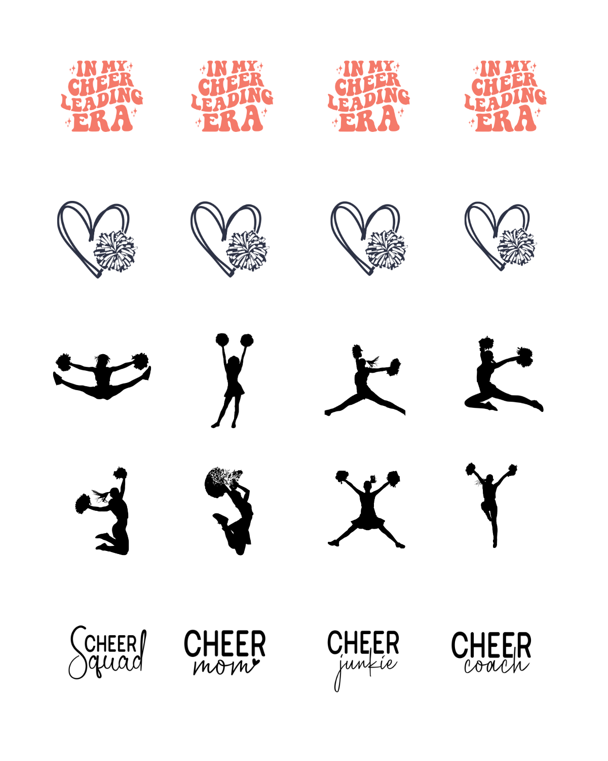 PCC 2311 CHEERLEADING Transfer Paper | THE CHARM BAR