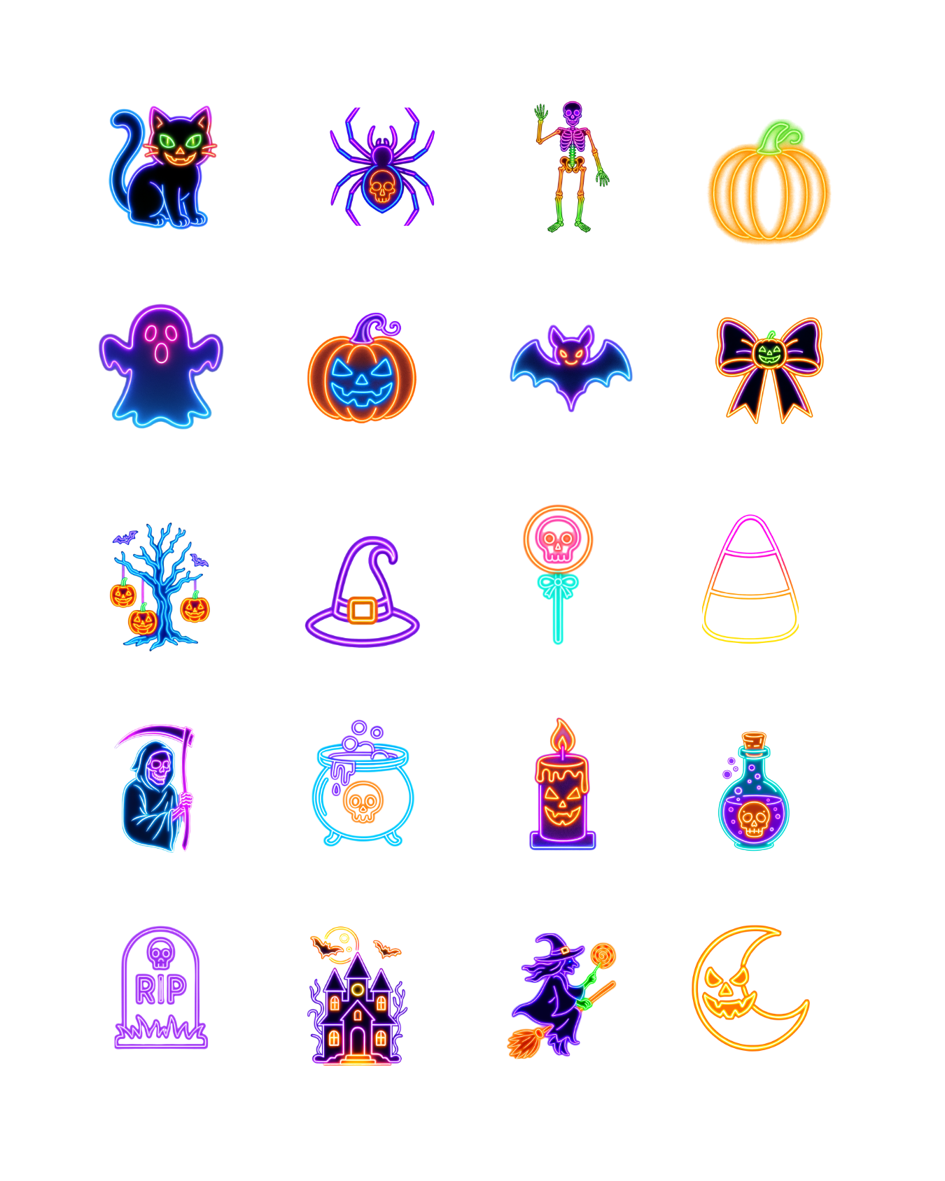 PCC 2349 NEON HALLOWEEN Transfer Paper | THE CHARM BAR