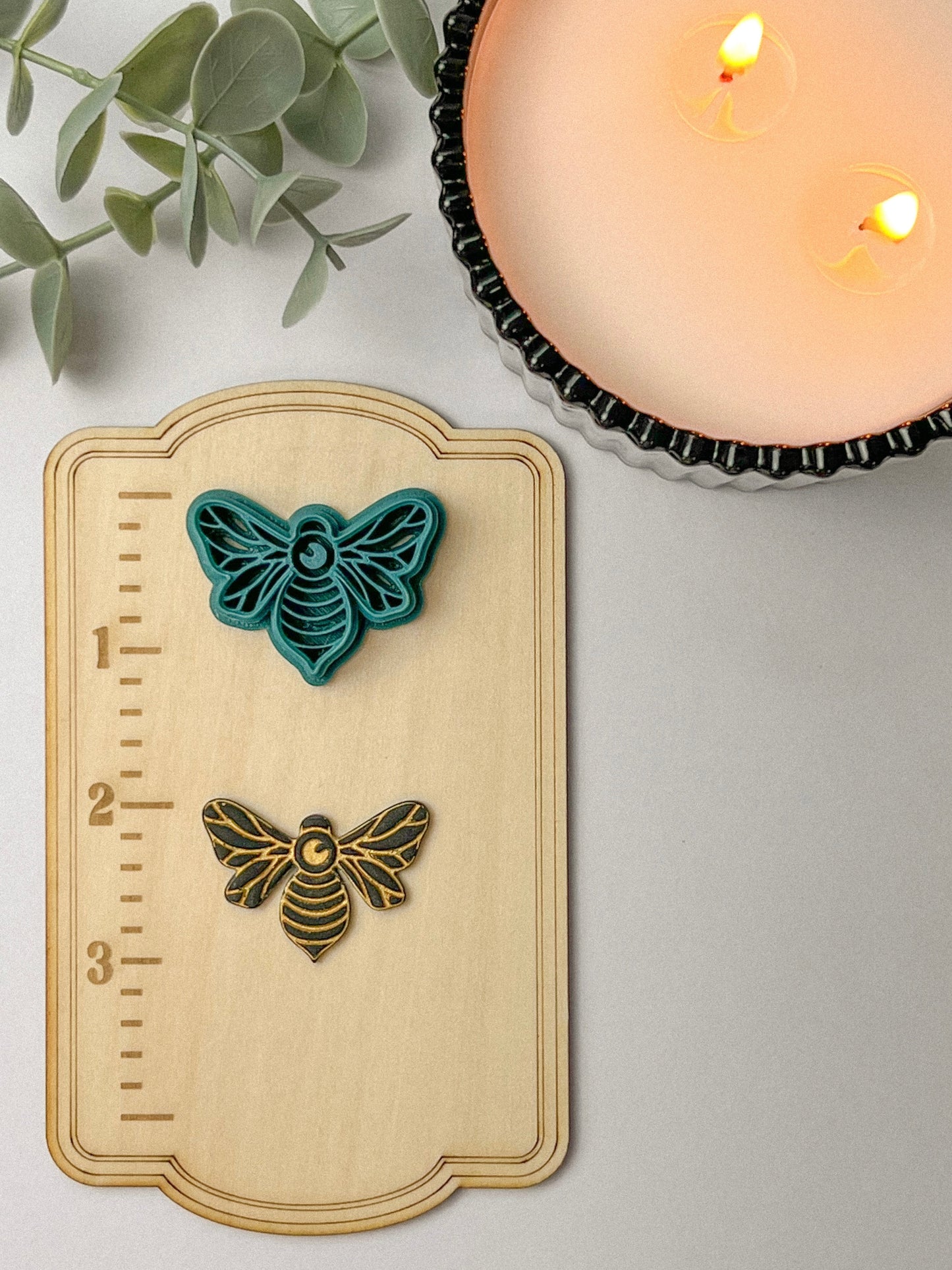 Celestial Bumble Bee Clay Cutter