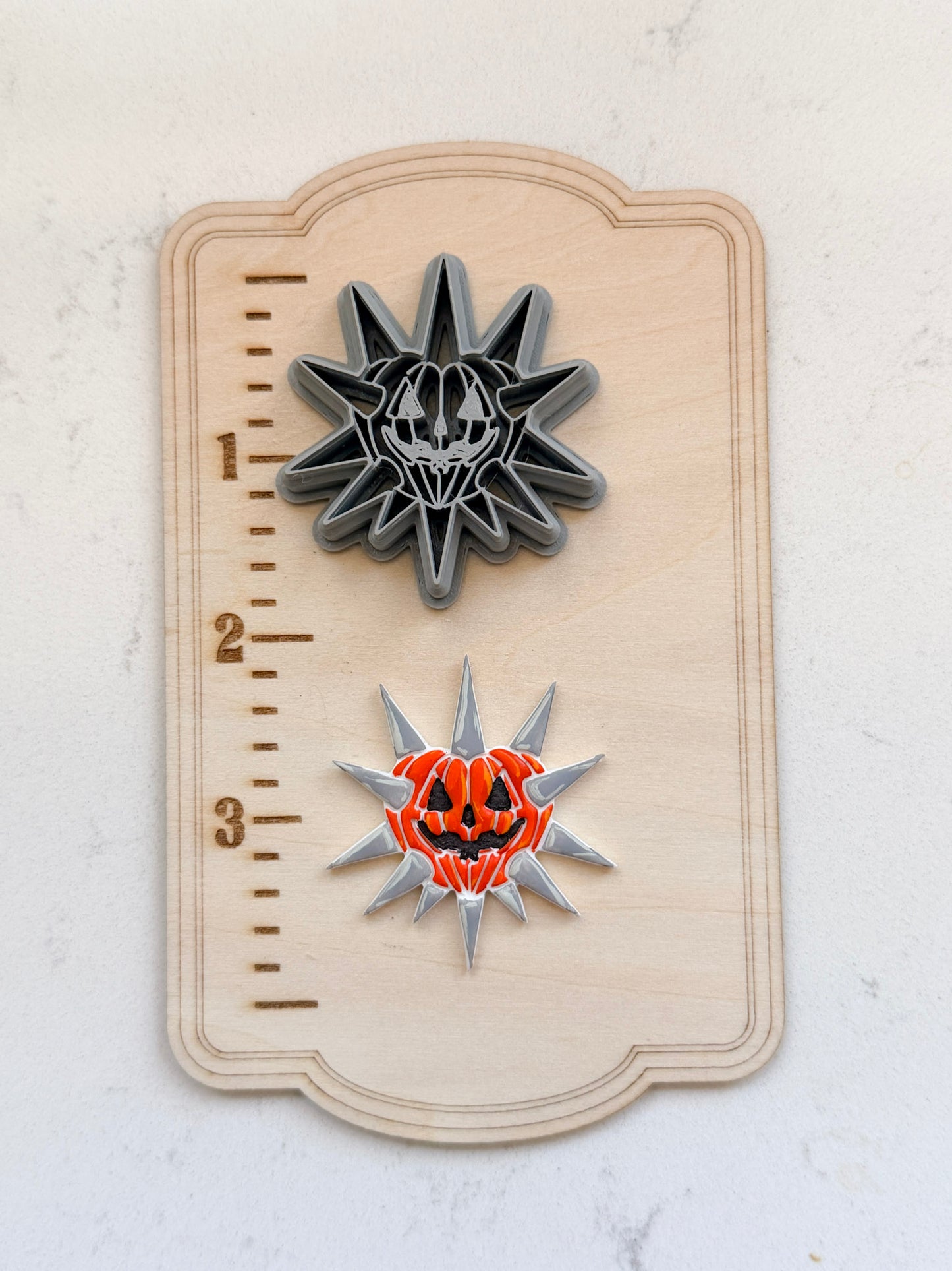 SPIKED JACKOLANTERN PUMPKIN | FALL AUTUMN | HALLOWEEN | POLYMER CLAY CUTTERS