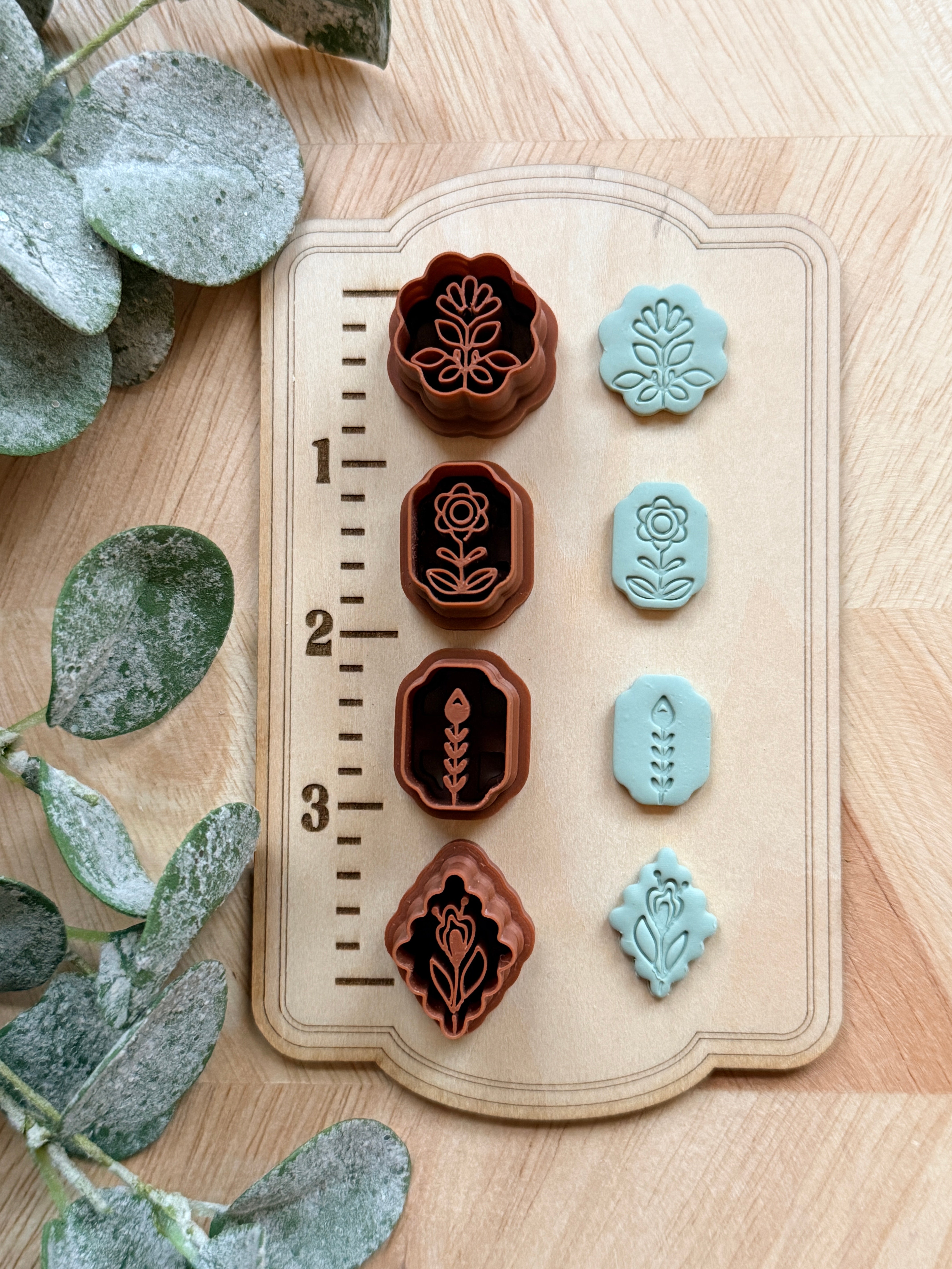 FLORAL CHARM CUTTERS CLAY CUTTERS POLYMER CLAY CUTTERS Prism Clay Co FLORAL CHARM CUTTERS CLAY CUTTERS POLYMER CLAY CUTTERS Prism Clay Co