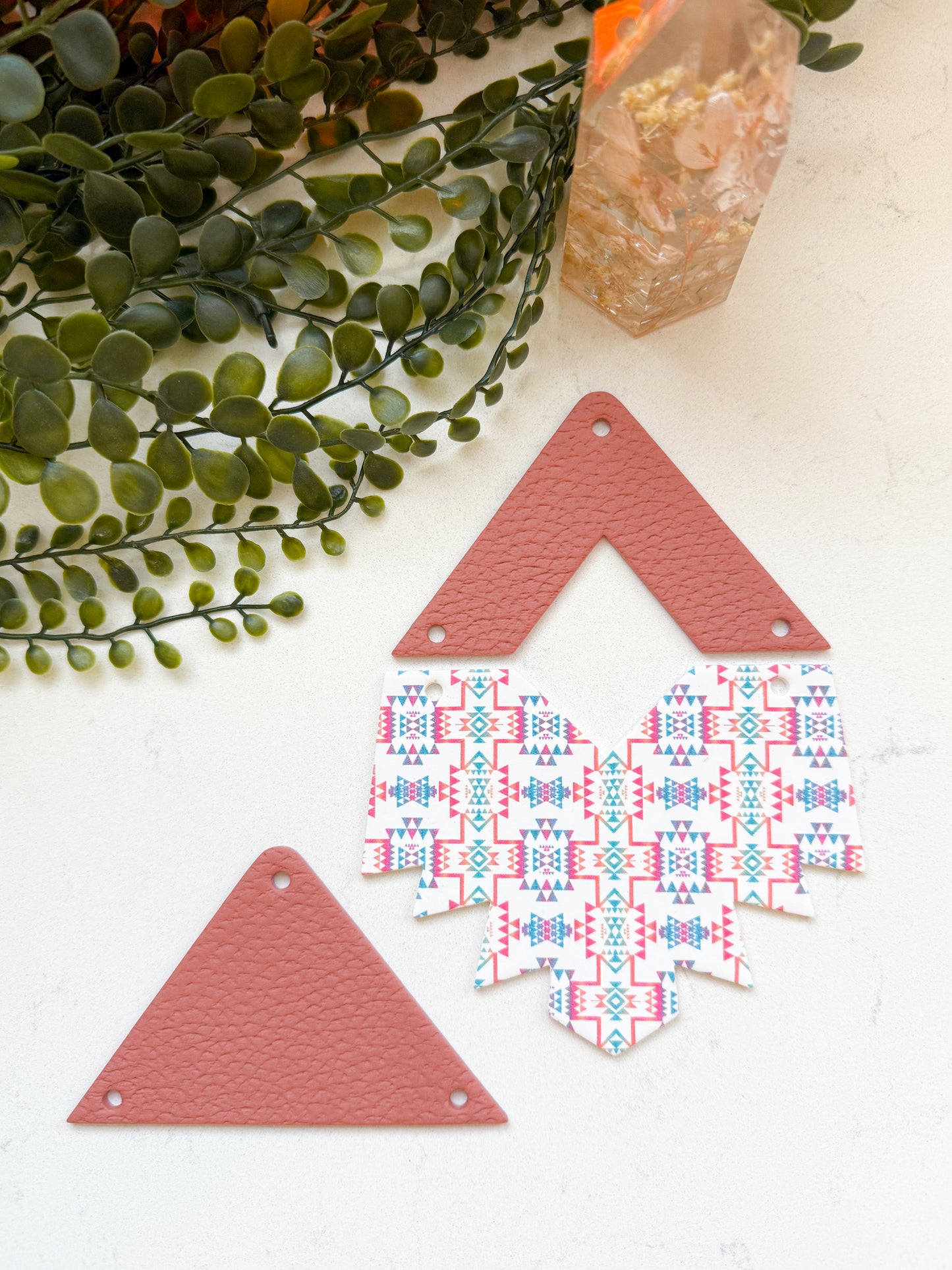 WALL ART | AZTEC TRIANGLE | LARGE CLAY CUTTERS