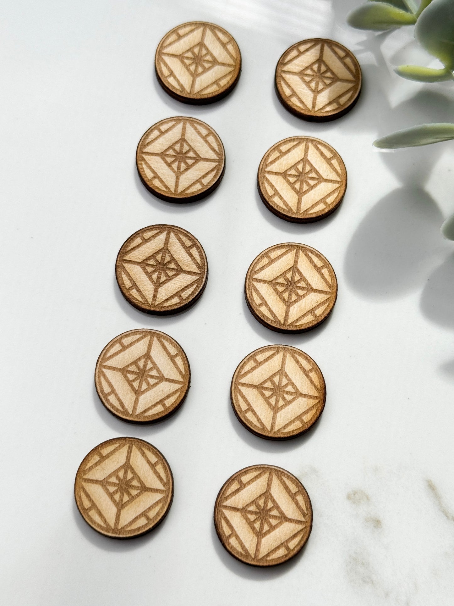 ABSTRACT WOOD STUD FRONT PACK | 10PC