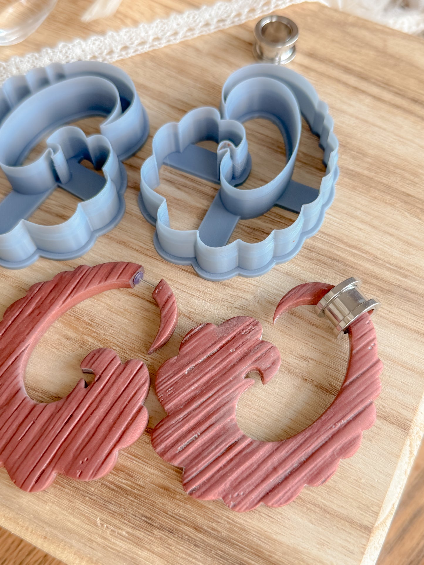 TRIBAL BUBBLE WAVE | GAUGED HANGER | CLAY CUTTER SET