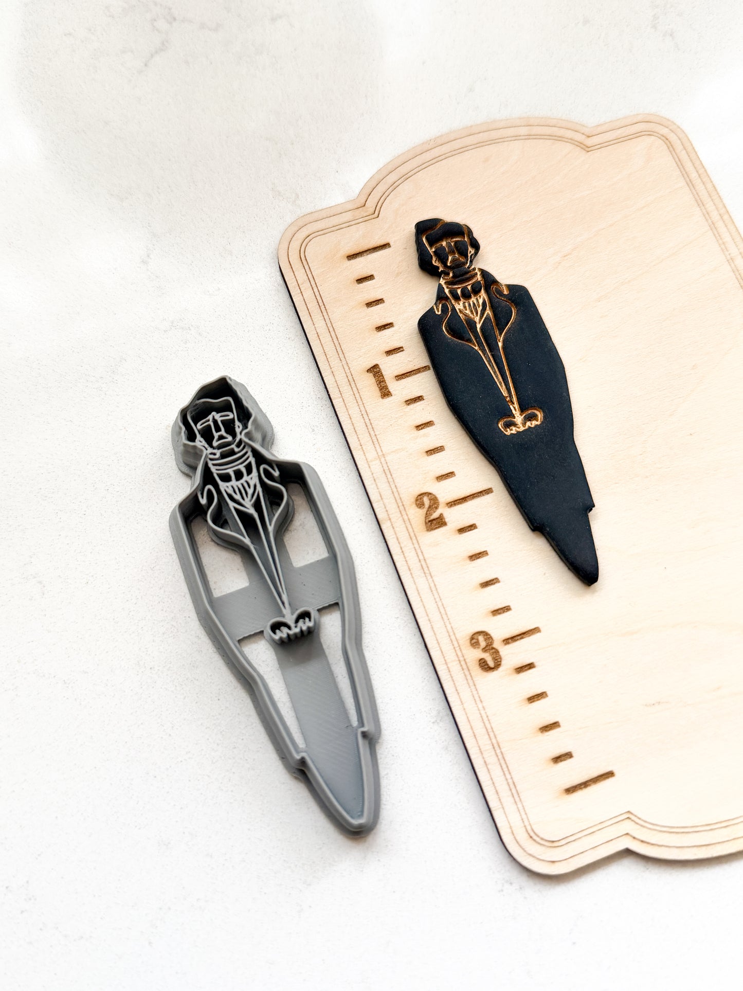 POE CROW EARRING | POE.MS | EDGAR ALLEN POE INSPIRED | POLYMER CLAY CUTTERS