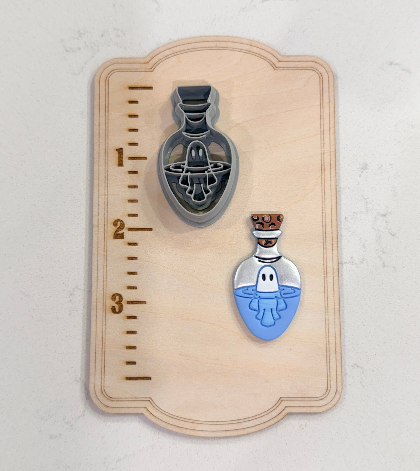 GHOST IN A BOTTLE | FALL AUTUMN | POLYMER CLAY CUTTERS