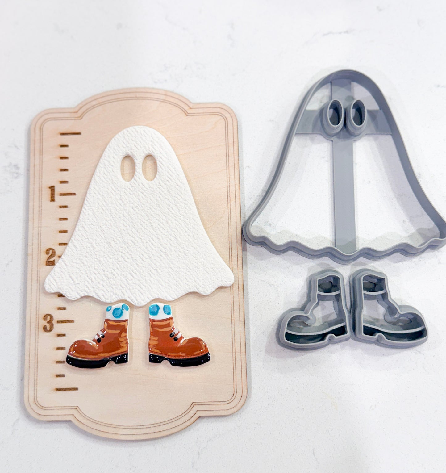 GHOST FEET DANGLES | FALL AUTUMN | POLYMER CLAY CUTTERS