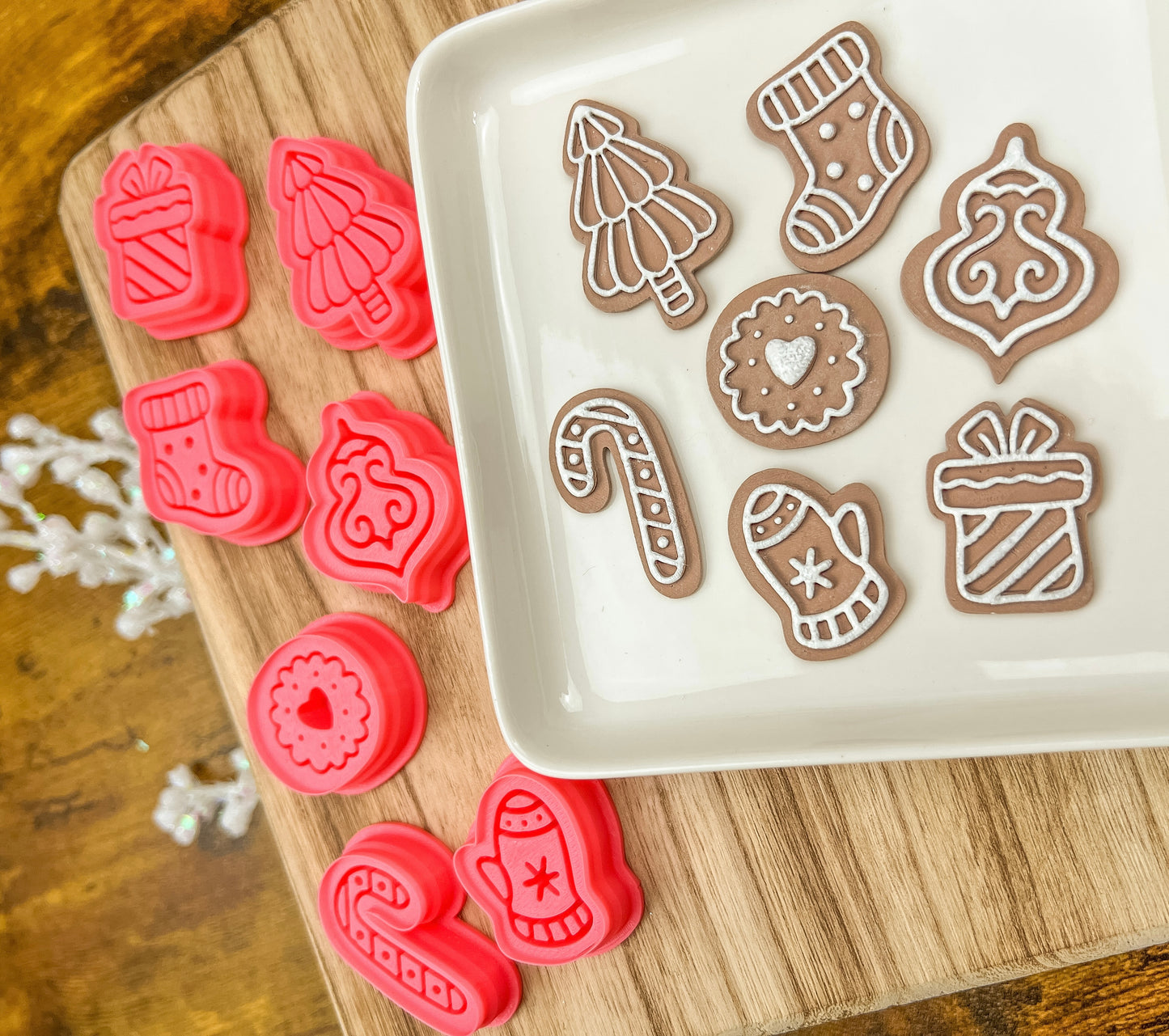GINGERBREAD COOKIES | CHISTMAS | CLAY CUTTERS