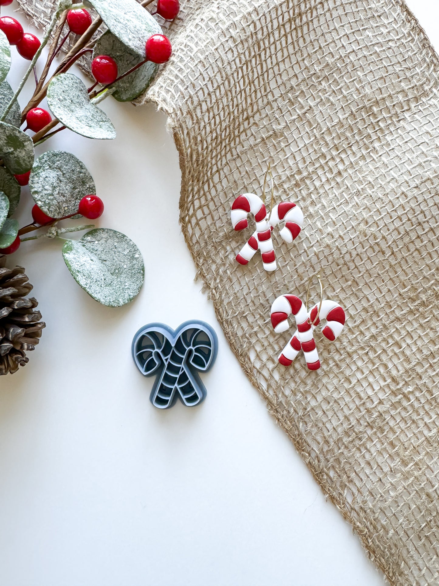 CRISSCROSS CANDY CANE | CHRISTMAS | CLAY CUTTER