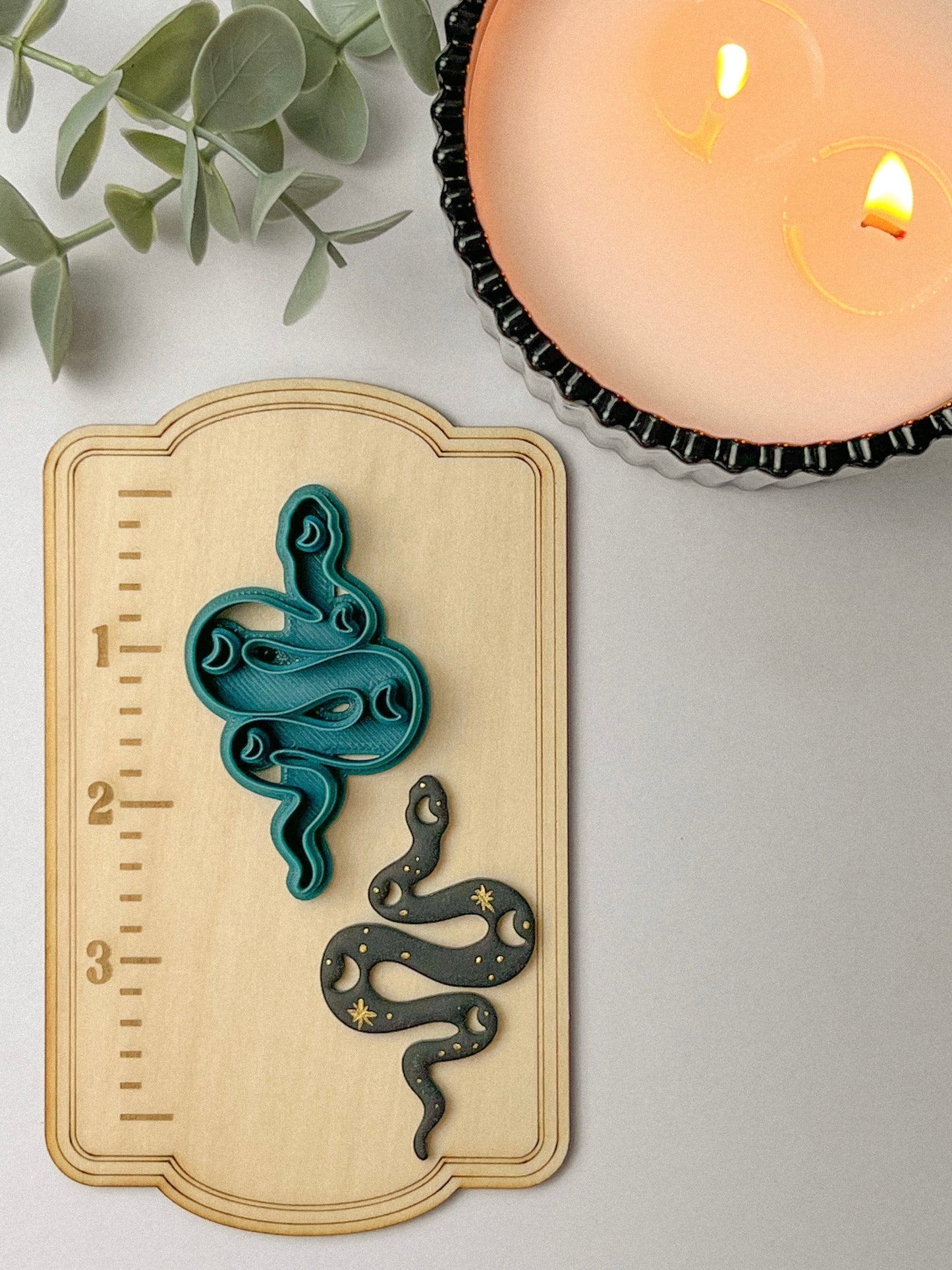 Moon Cut-Out Snake Clay Cutter