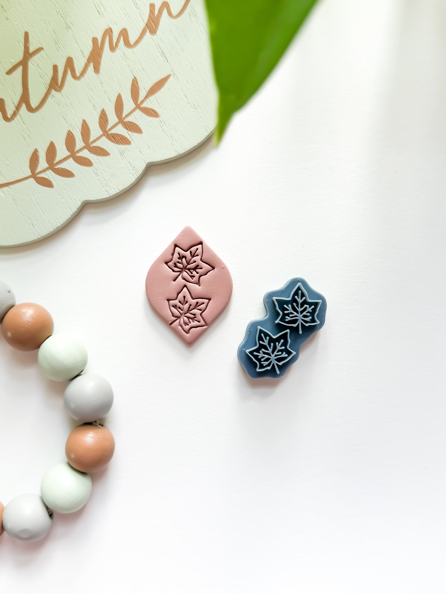 MAPLE LEAVES | STAMP | CLAY TOOL