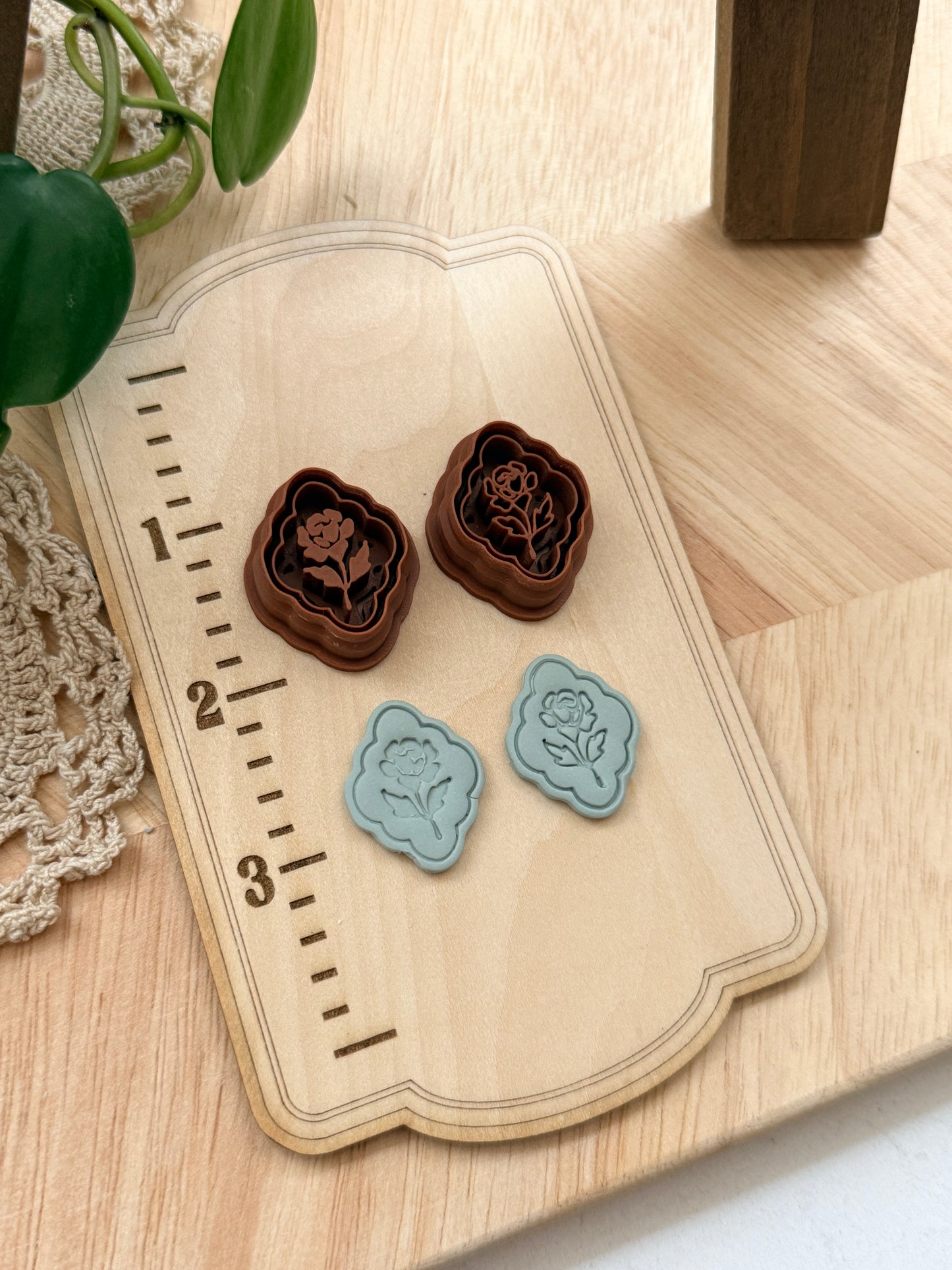 ROSE | Grandma Core | Polymer Clay Cutter
