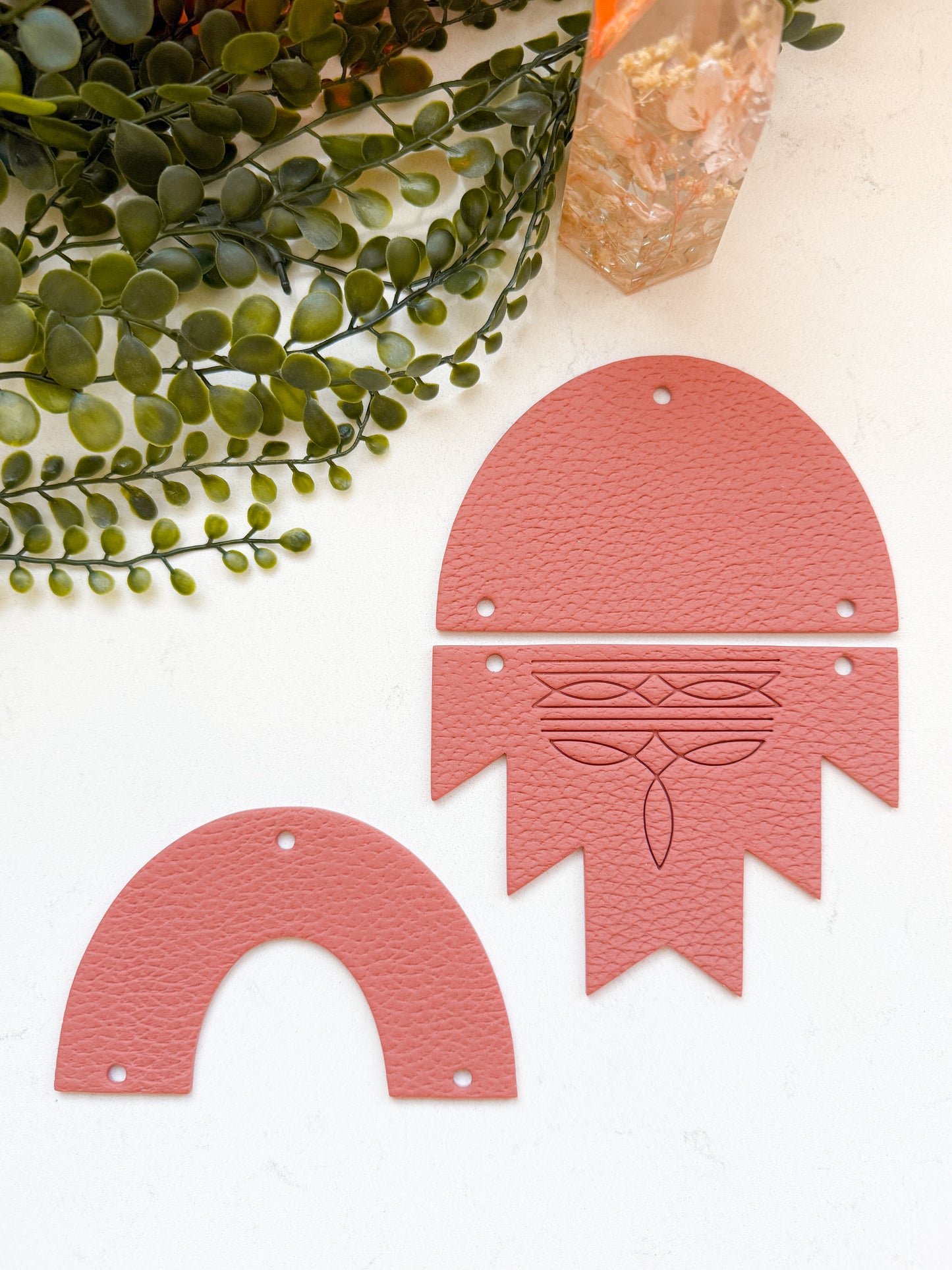 WESTERN BOOT STITCH EXLARGE STAMP | WESTERN | CLAY STAMP