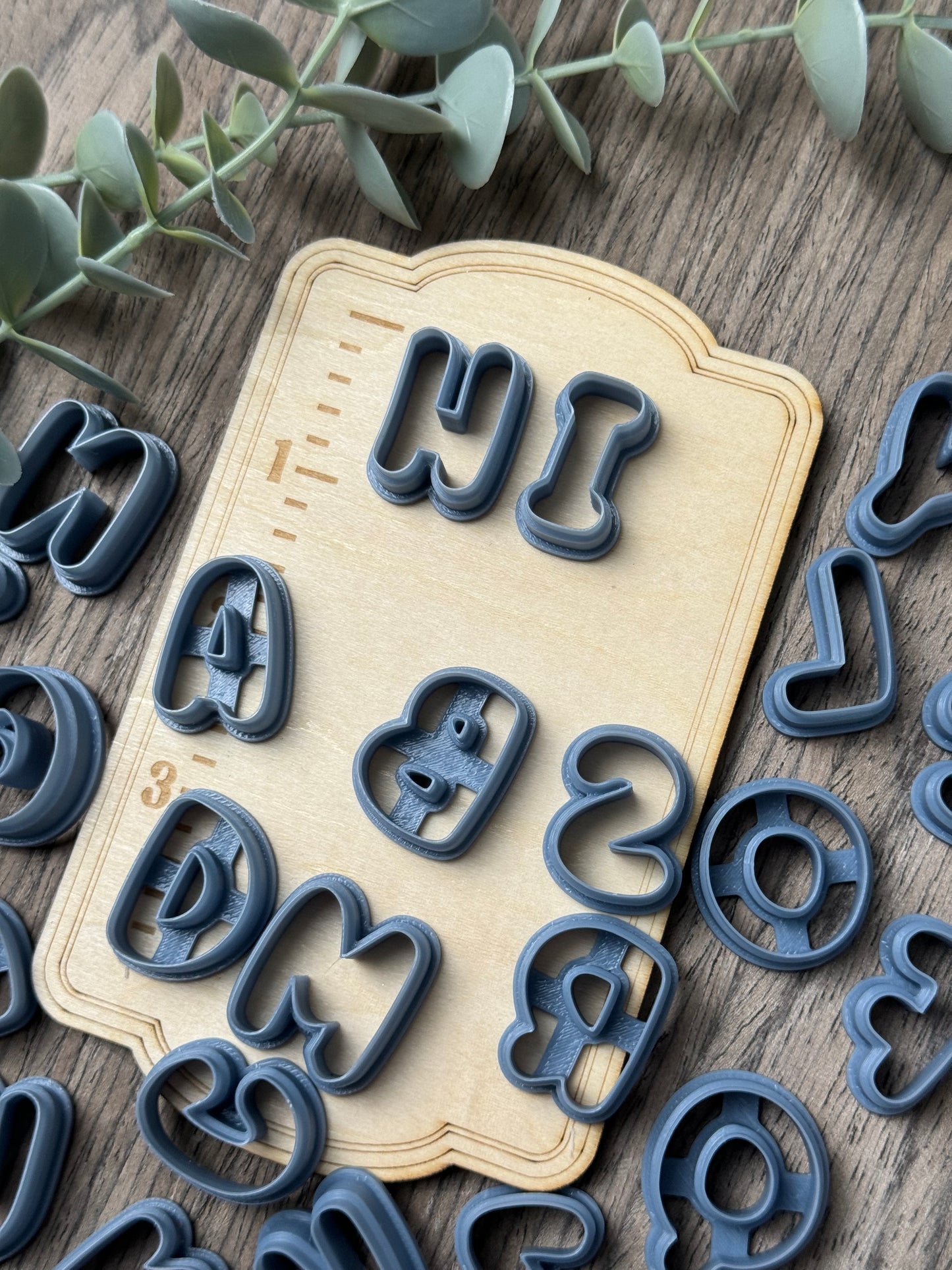 Alphabet | Puffy Letters | Country Western Clay Cutters