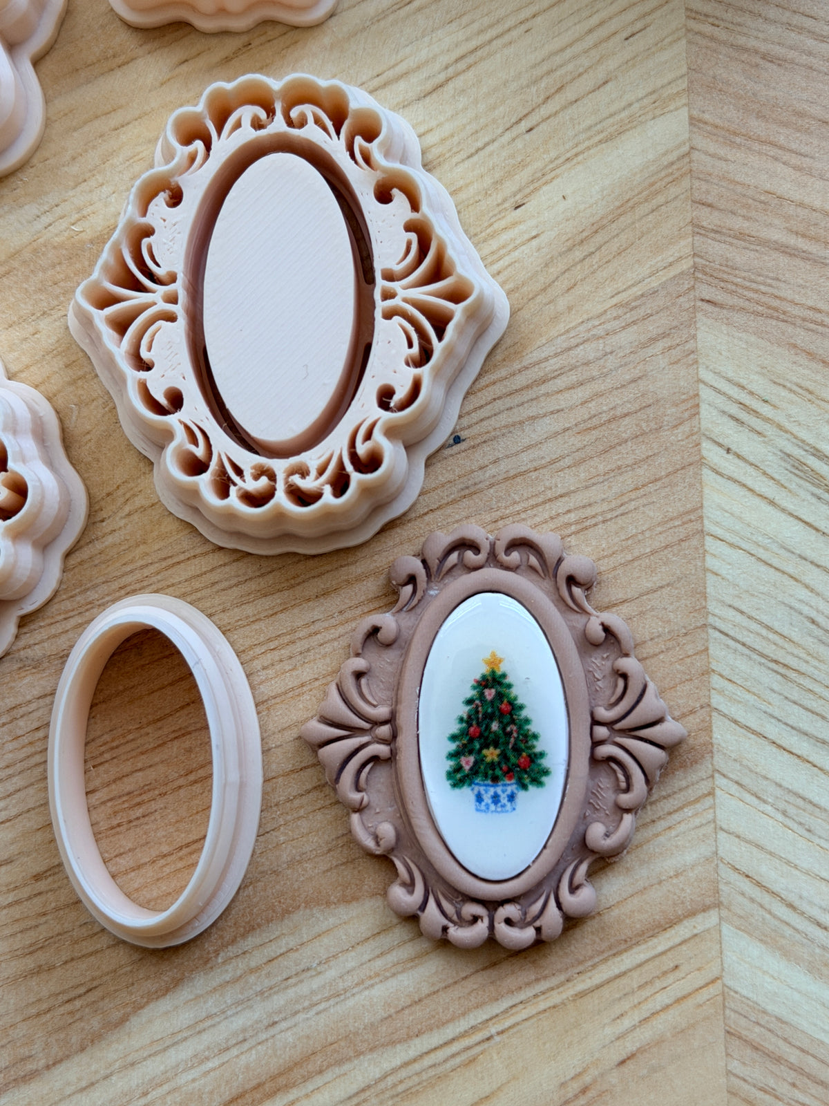 FANCY FRAME INLAY CLAY CUTTER SETS | CHRISTMAS | POLYMER CLAY CUTTER