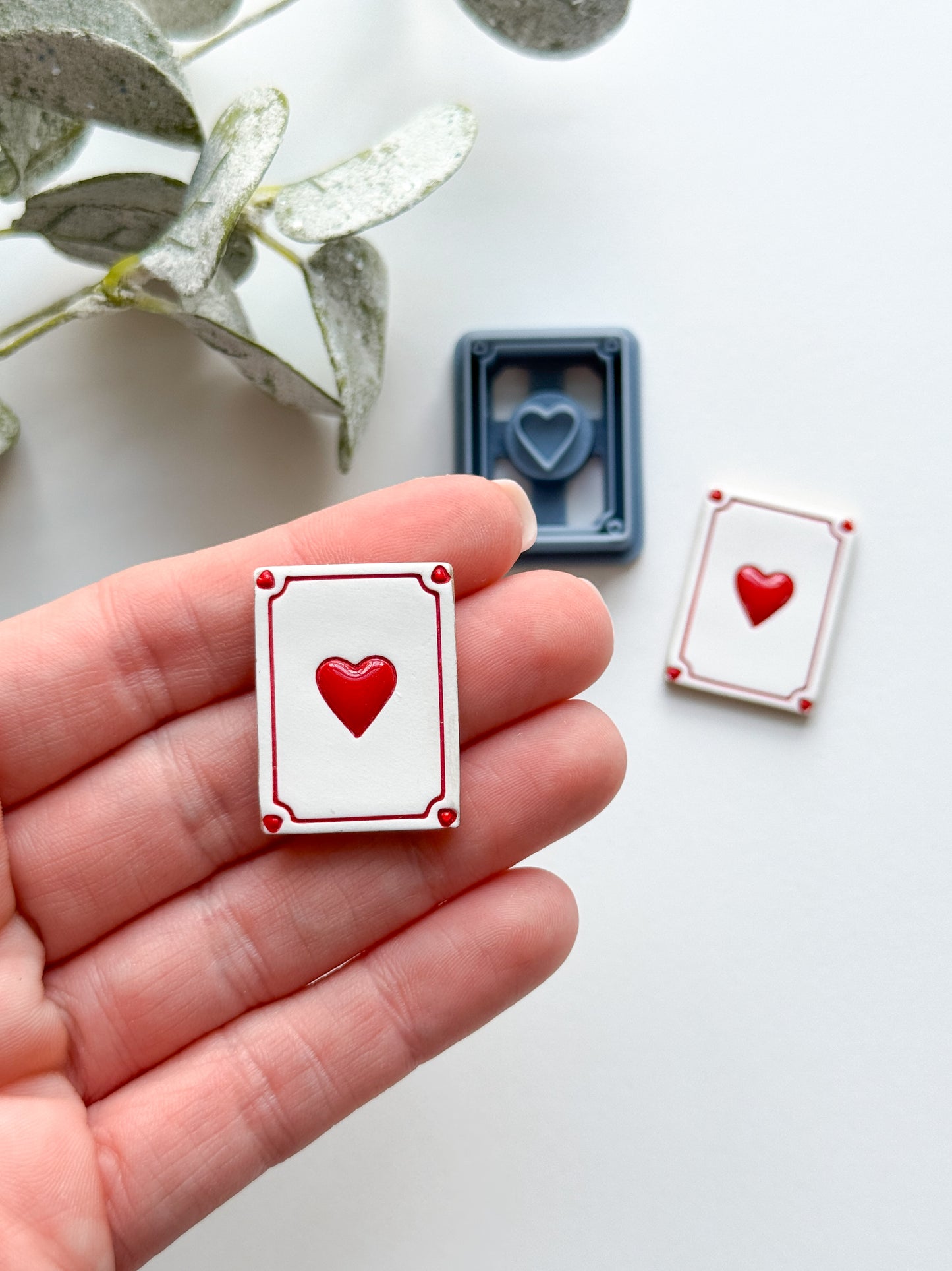 HEART PLAYING CARD | WONDERLAND | CLAY CUTTERS