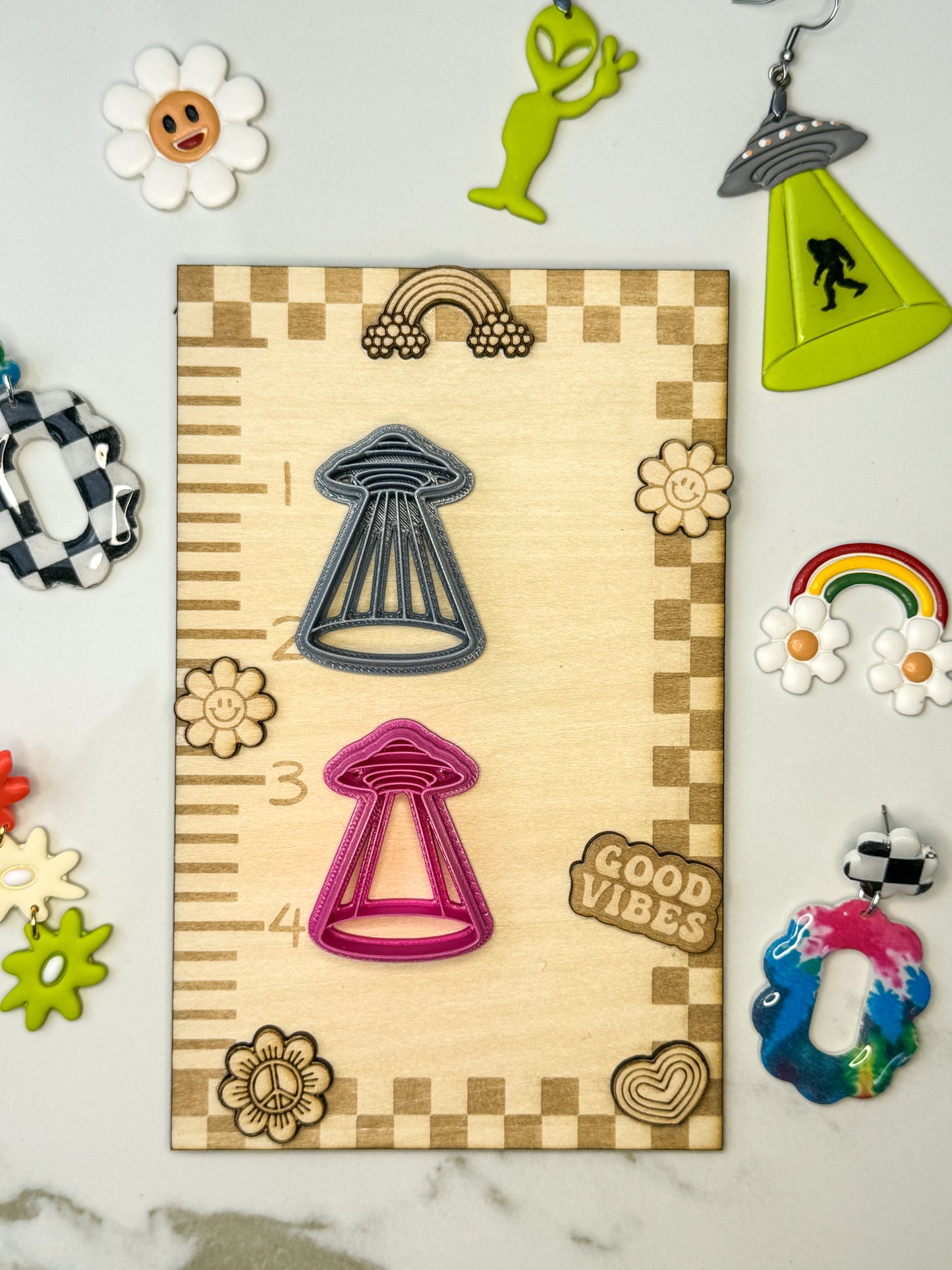 UFO Spaceship Clay Cutters