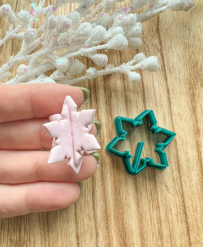 3D Snowflake Clay Cutter | 3D Christmas