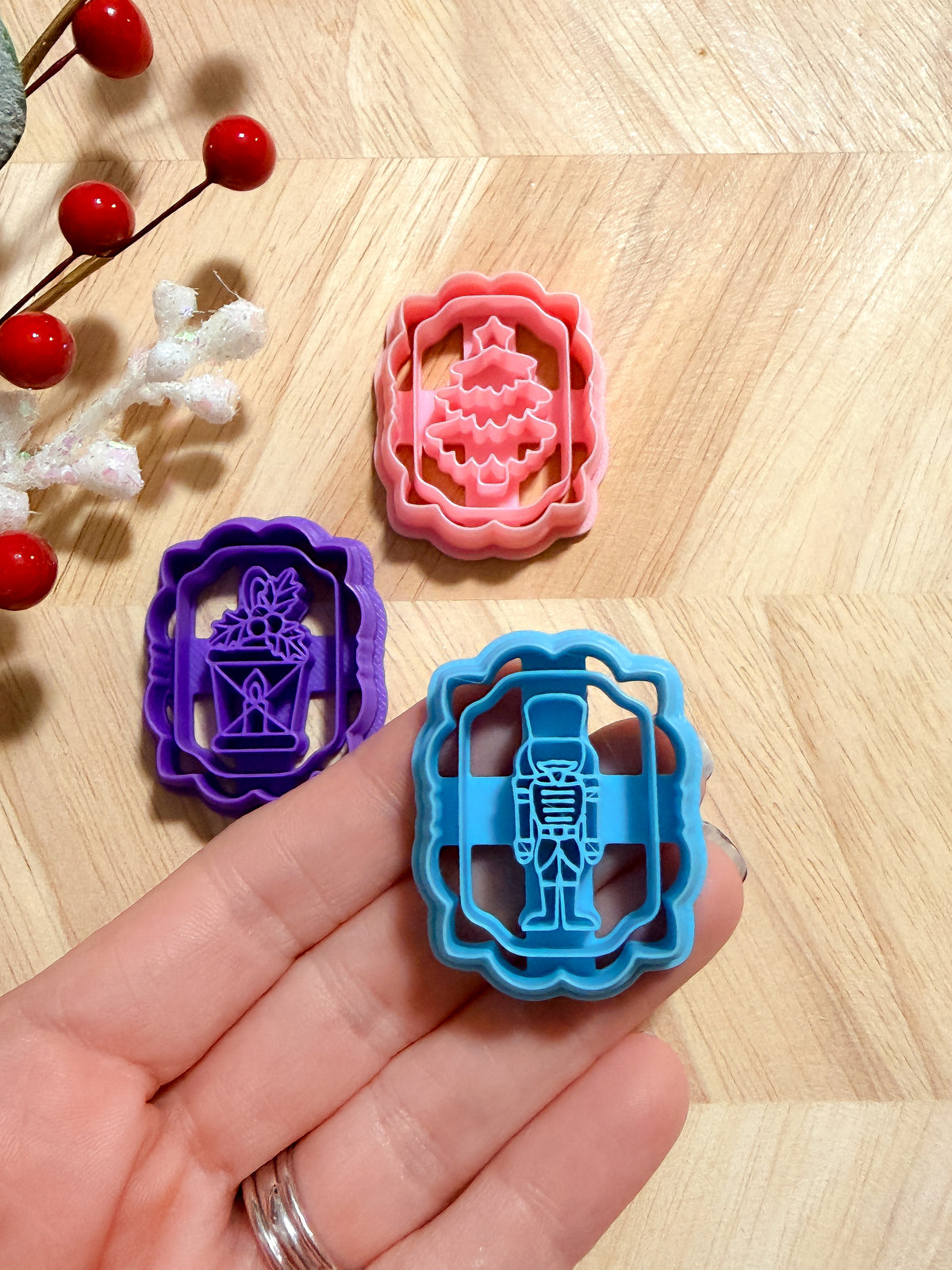 CHRISTMAS FRAMES CLAY CUTTER | CHRISTMAS | POLYMER CLAY CUTTER