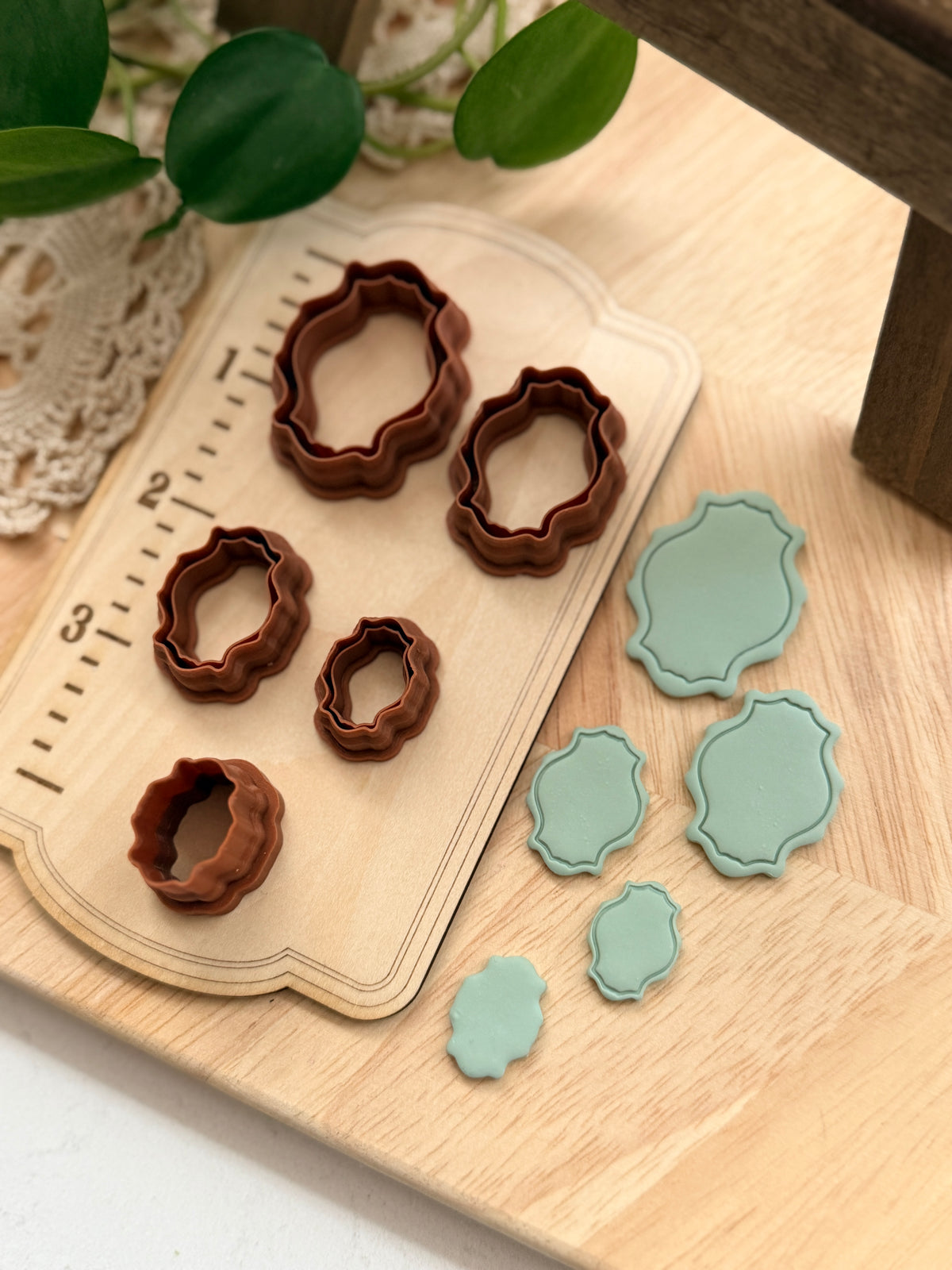 GRANNY FRAME STYLE "A" CURVY | Grandma Core | Polymer Clay Cutter