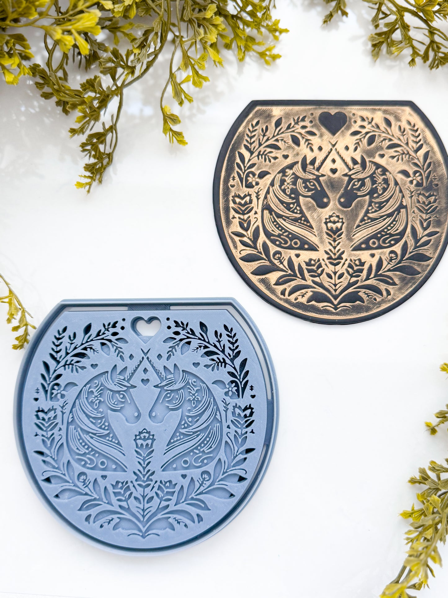 WALL ART | UNICORN LOVE | SCANDINAVIAN | LARGE CLAY CUTTER