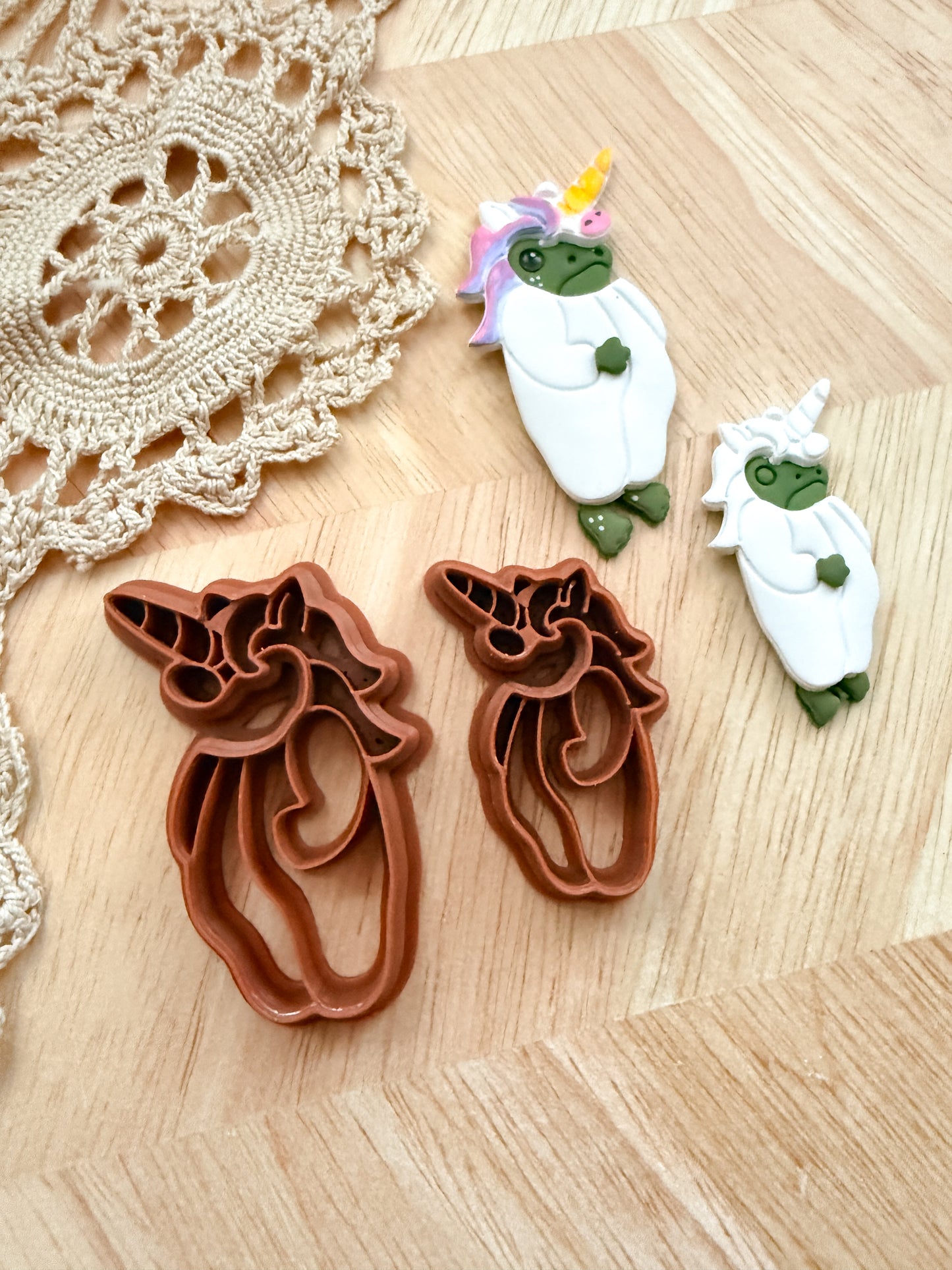 UNICORN ONSIE | FROG OUTFIT | POLYMER CLAY CUTTERS
