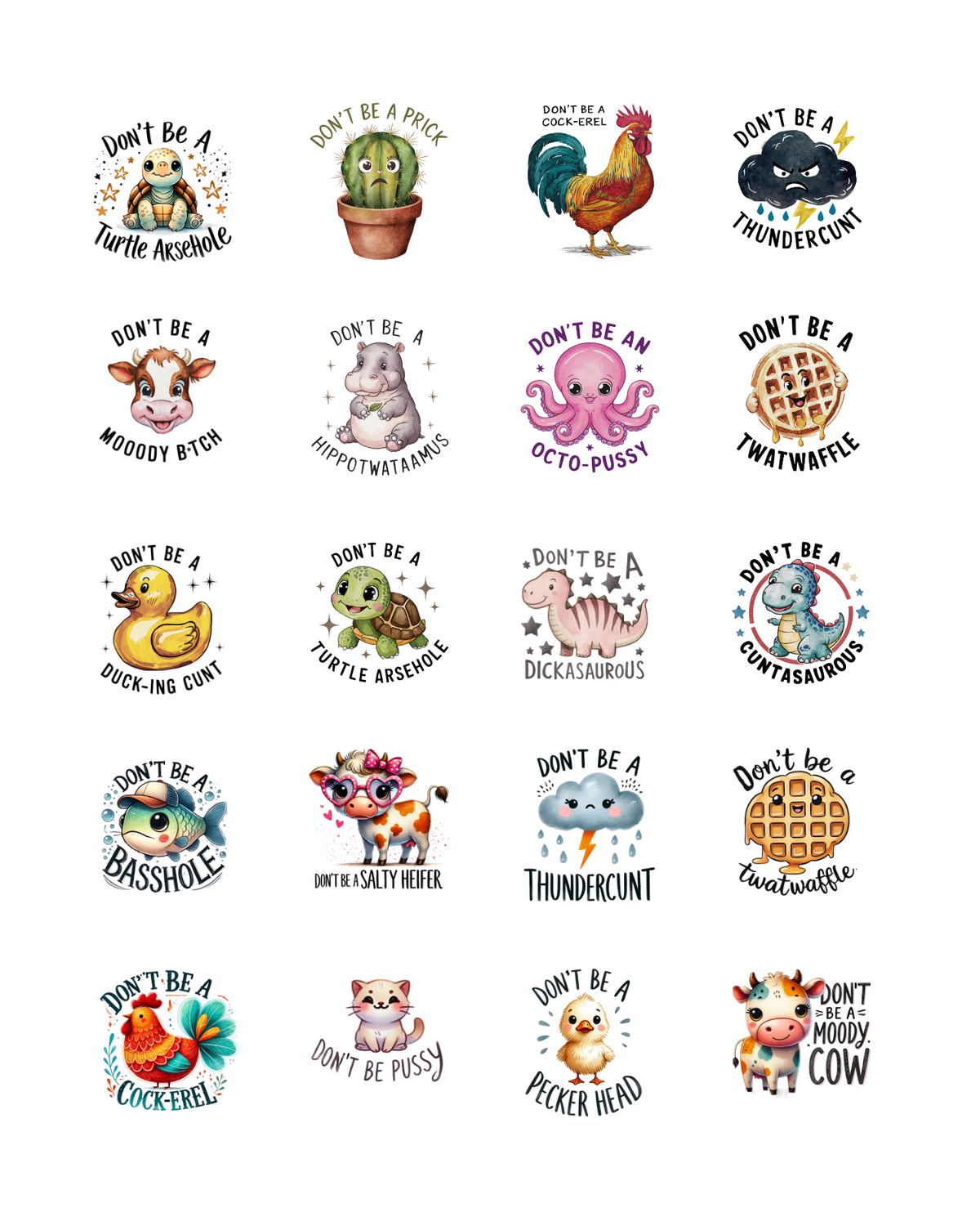 PCC 2272 ADULT CHARMS Transfer Paper | THE CHARM BAR