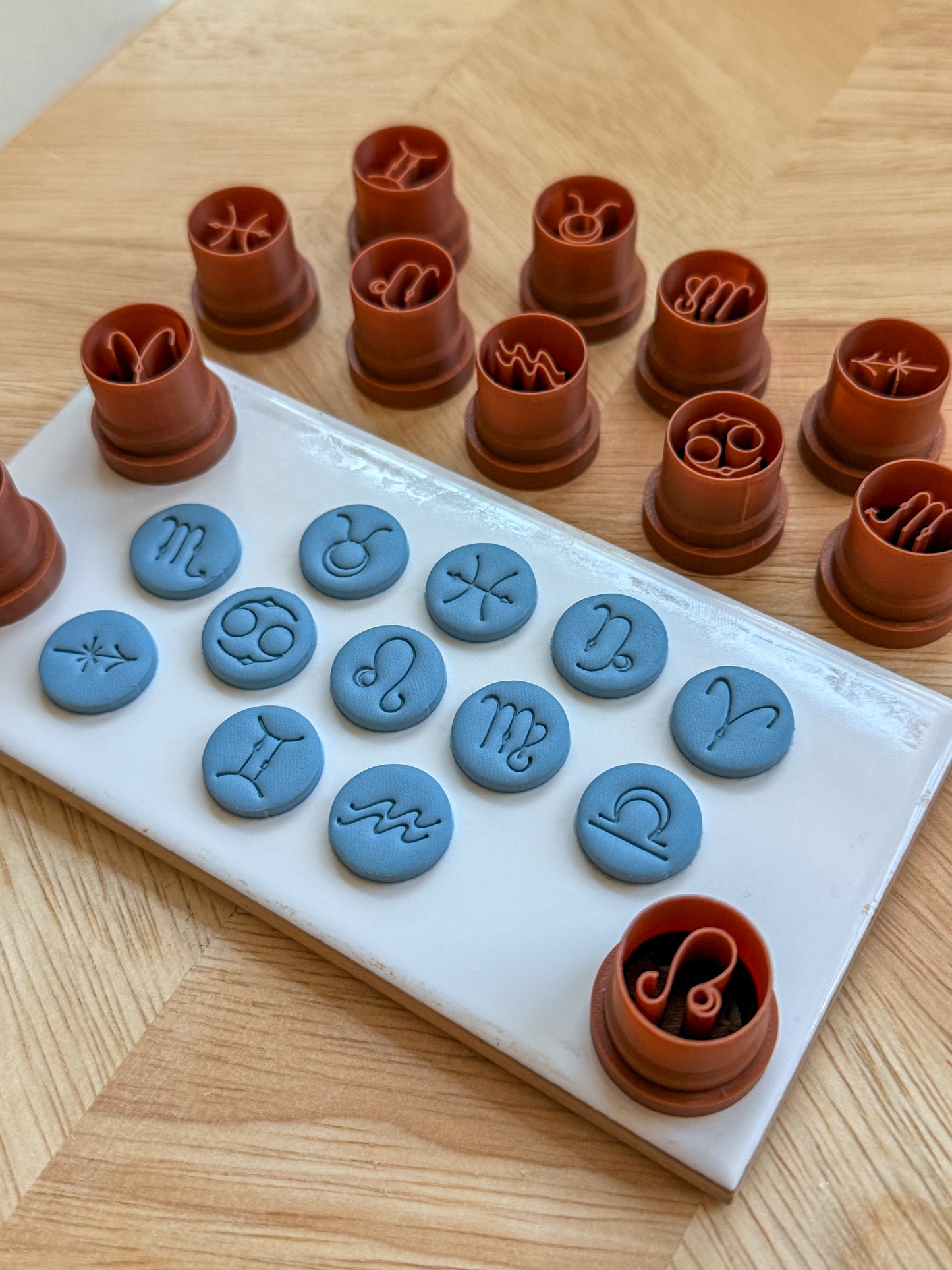 ZODIAC CUTTER SET | ASTROLOGY | POLYMER CLAY CUTTERS