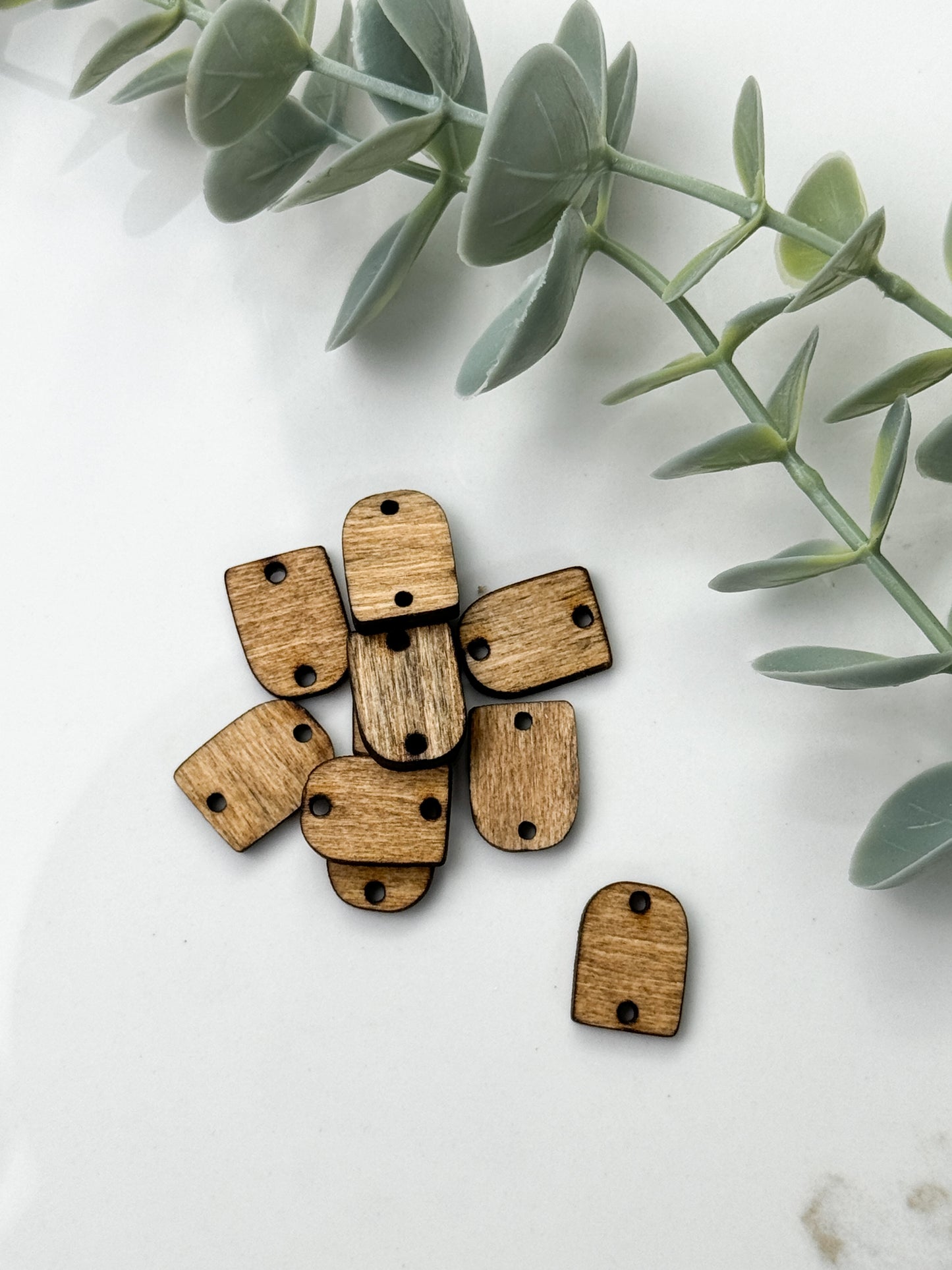 ARCH WOOD STUD FRONT, CONNECTOR, CHARM PACK | 10PC