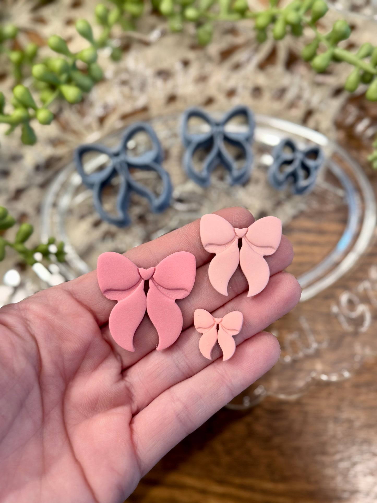 HEART BOW | COQUETTE | CLAY CUTTERS