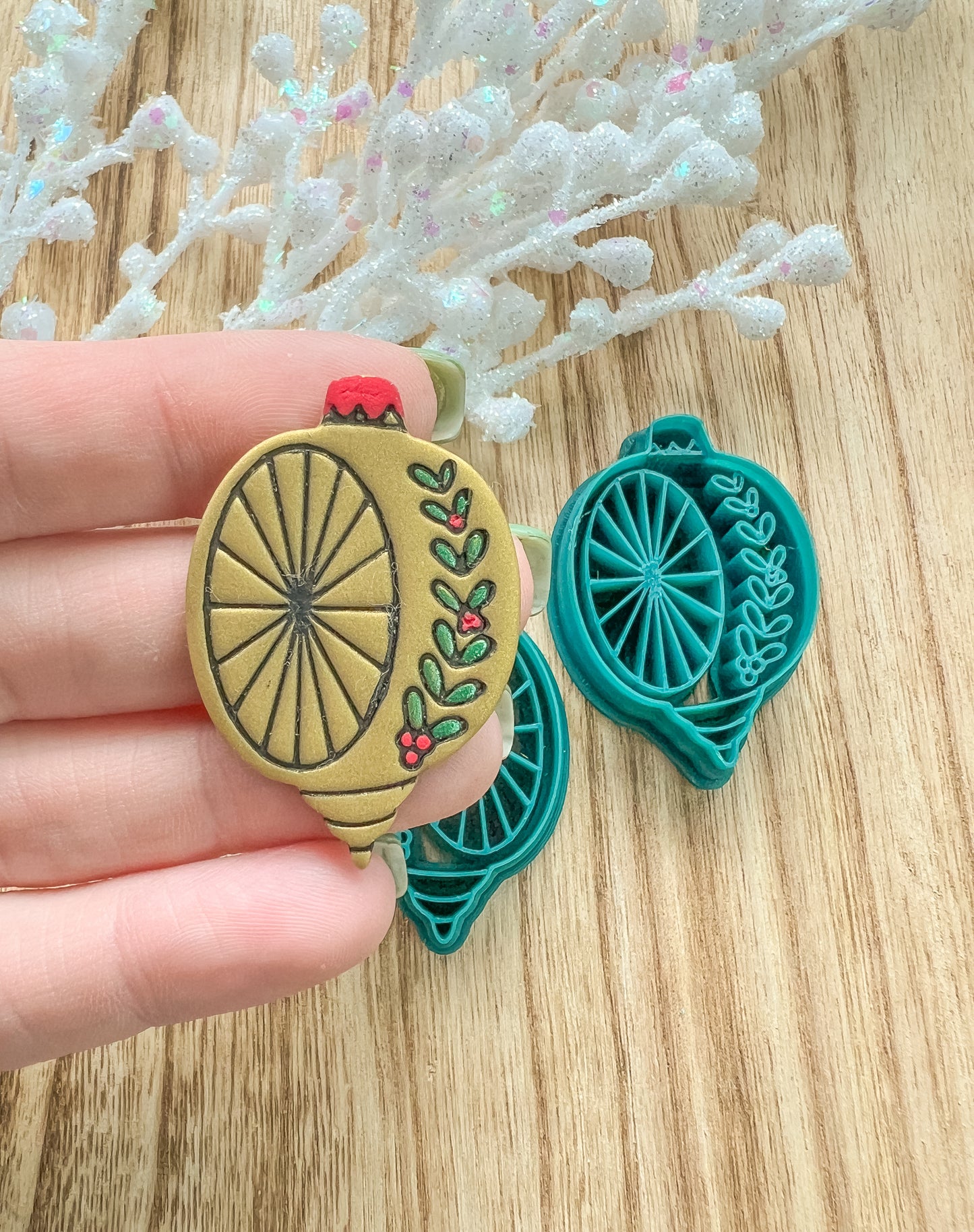 VINTAGE GLASS ORNAMENT | CHRISTMAS | CLAY CUTTERS