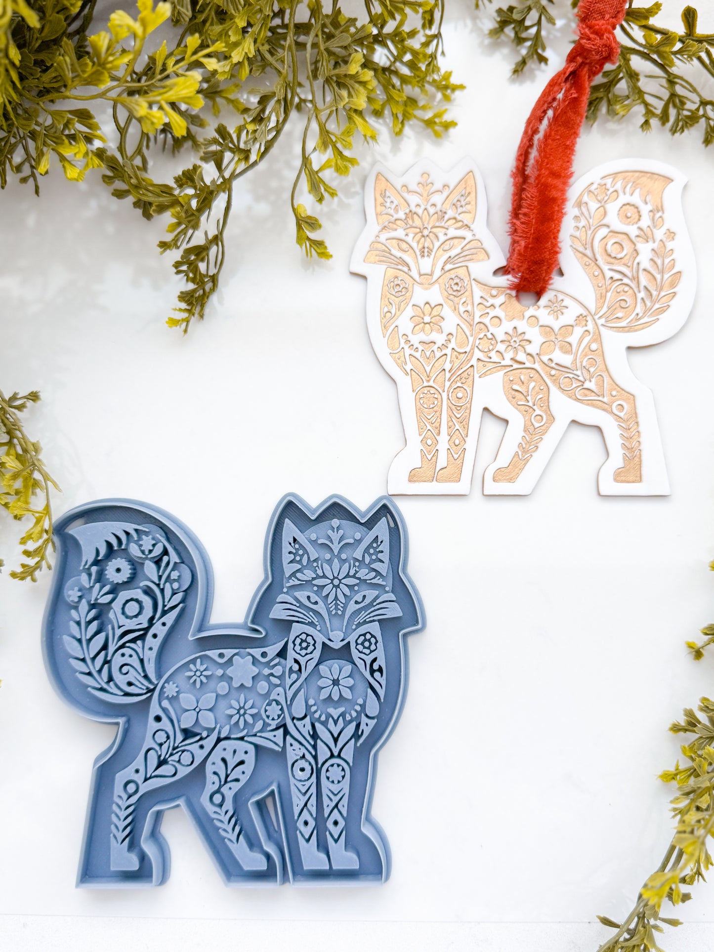 WALL ART | FOX STANDING | SCANDINAVIAN | LARGE CLAY CUTTER