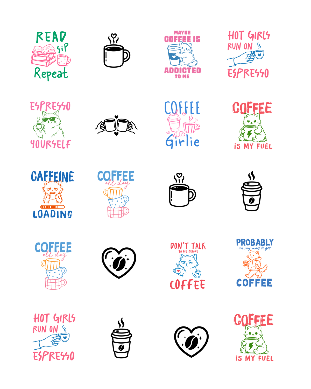 PCC 2268 COFFEE Transfer Paper | THE CHARM BAR