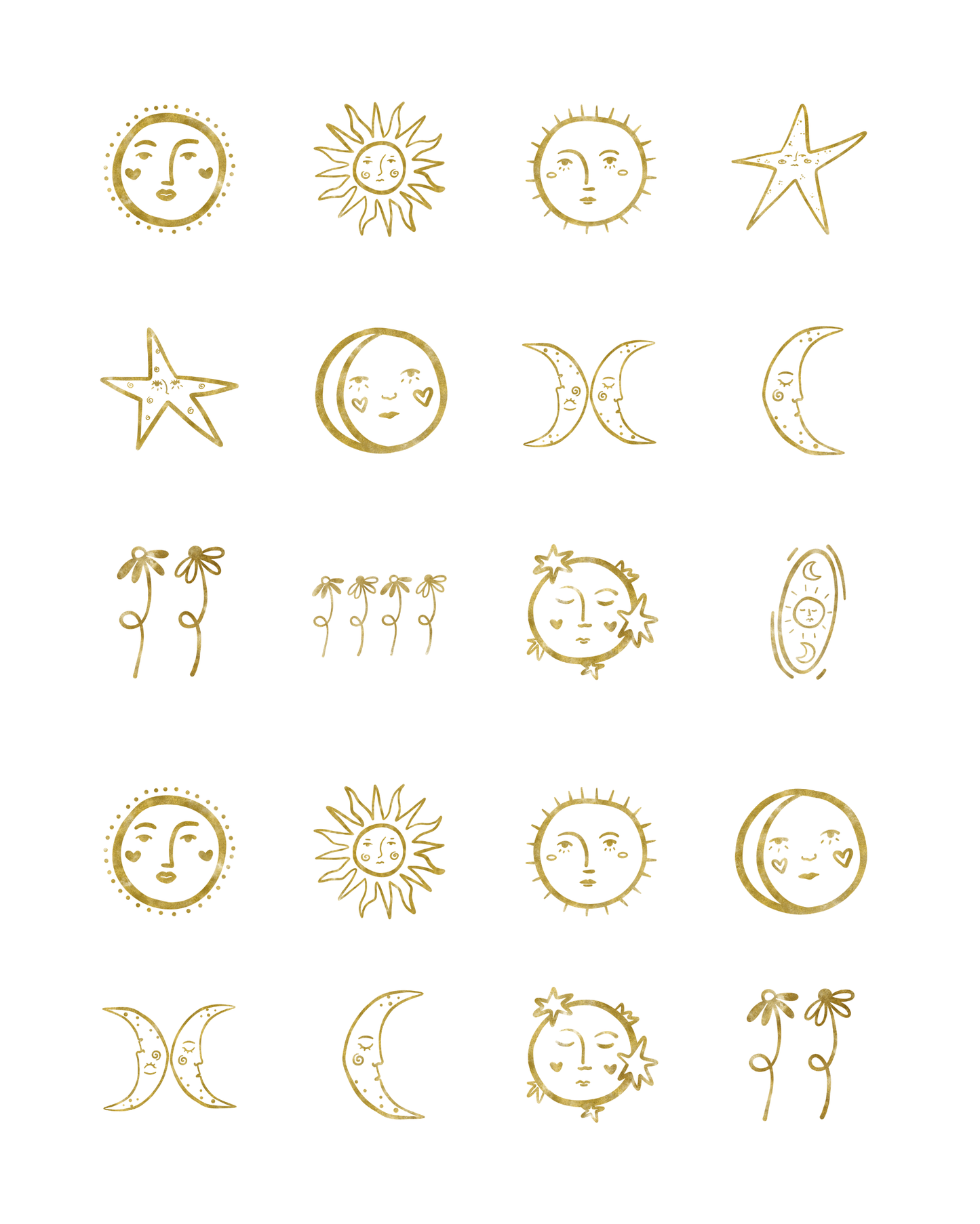 PCC 2165 GOLD CELESTIAL Transfer Paper | THE CHARM BAR