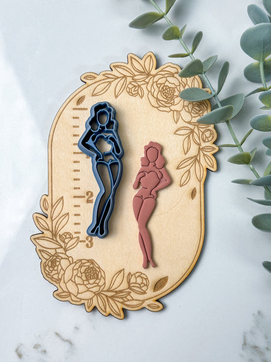 Pin Up Girl in Bathing Suit | Tattoo | Clay Cutter