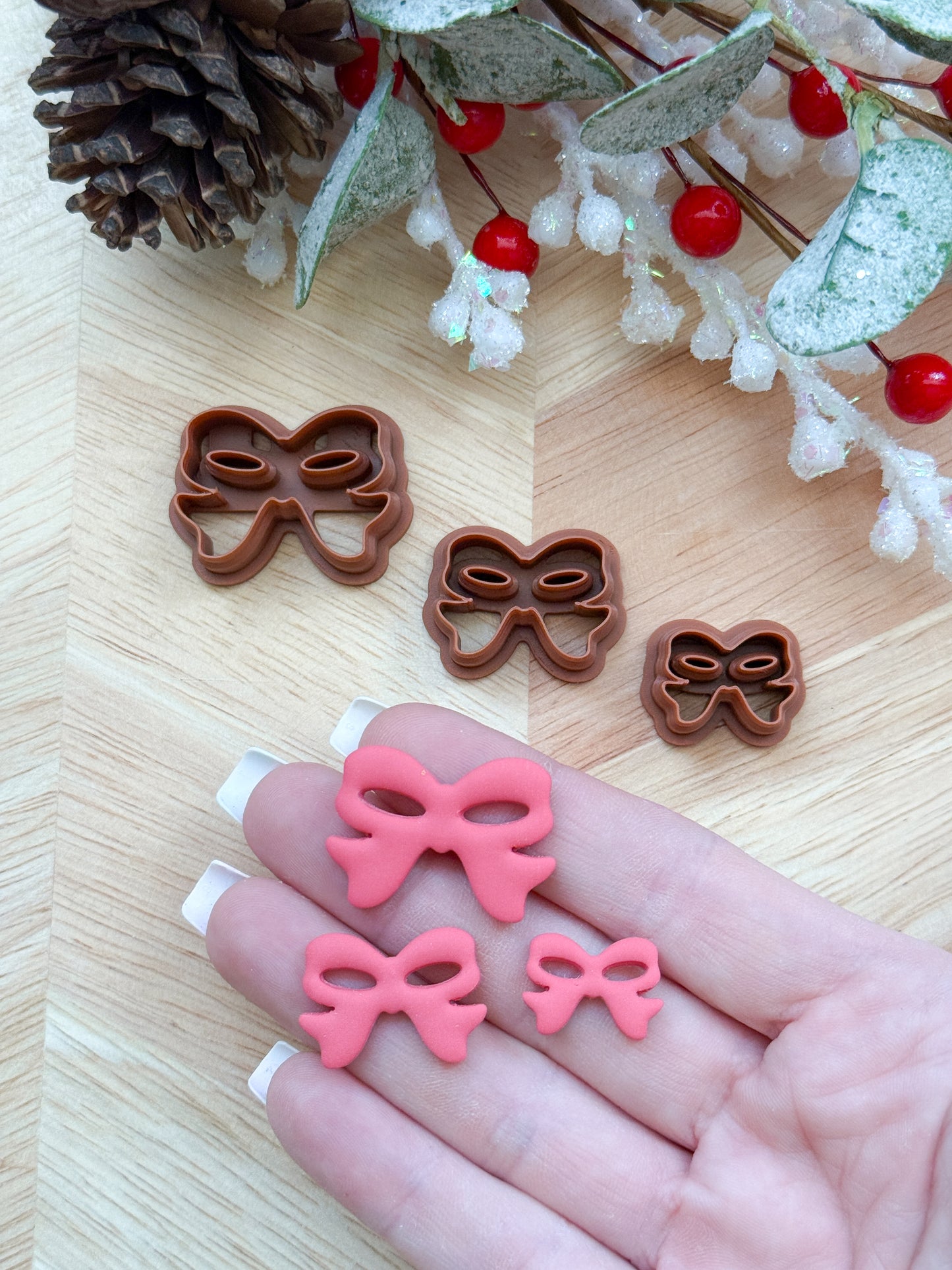 BOW | CHRISTMAS HOLIDAY | CLAY CUTTER